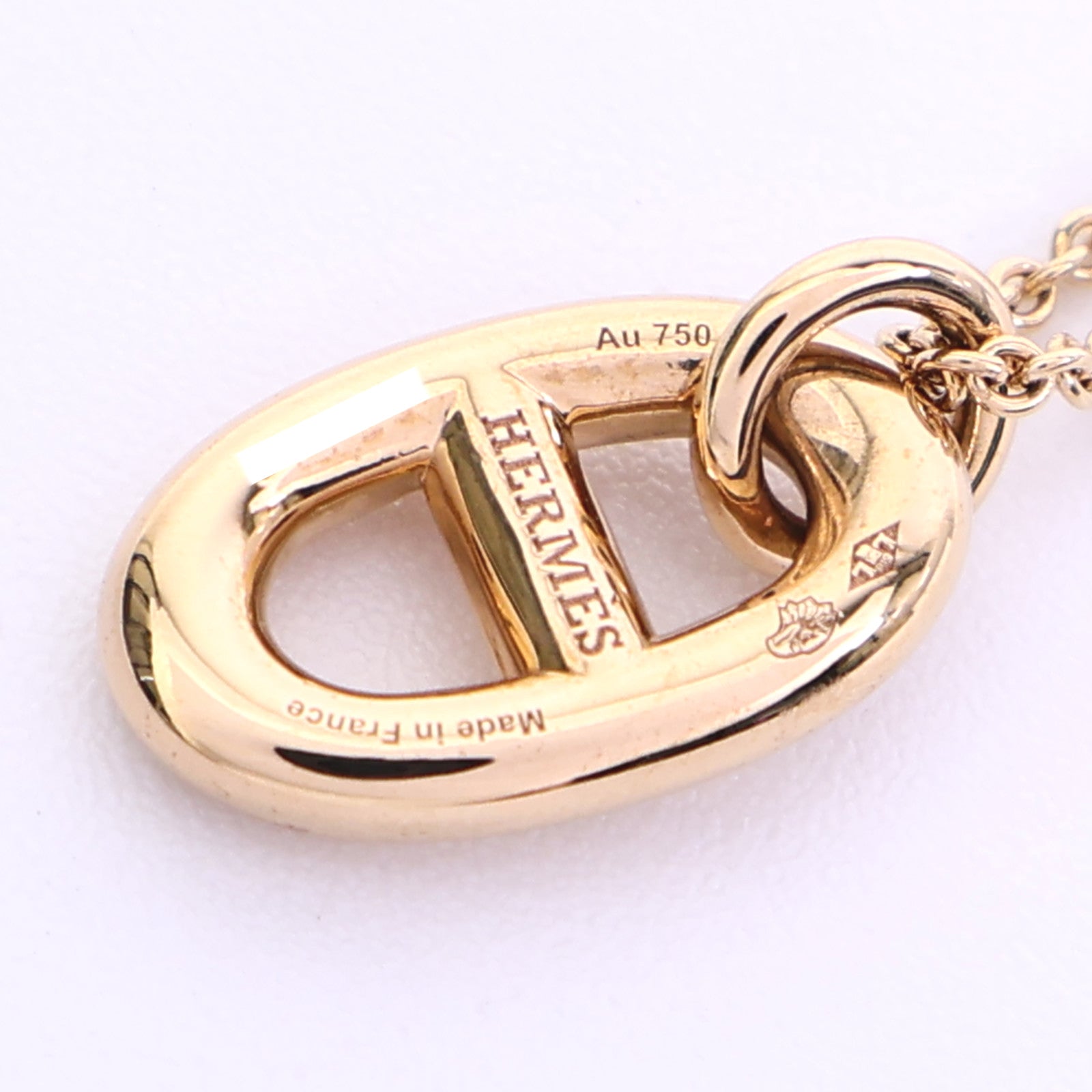 HERMES 18K玫瑰金Farandole Pendant項鍊