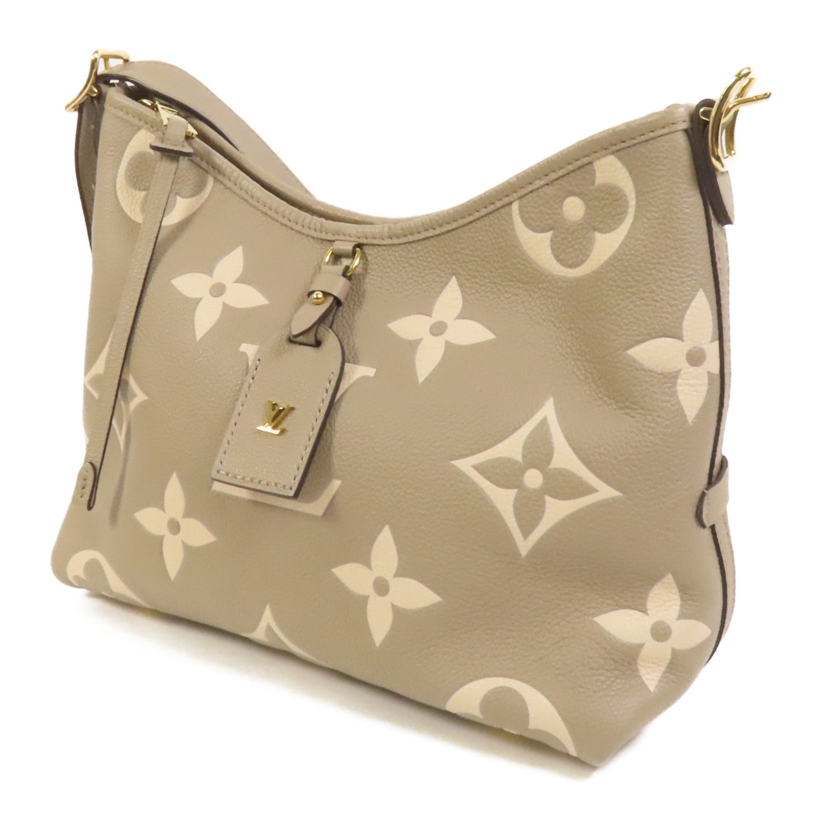 LOUIS VUITTON Monogram Empreinte Carryall PM金扣肩背袋