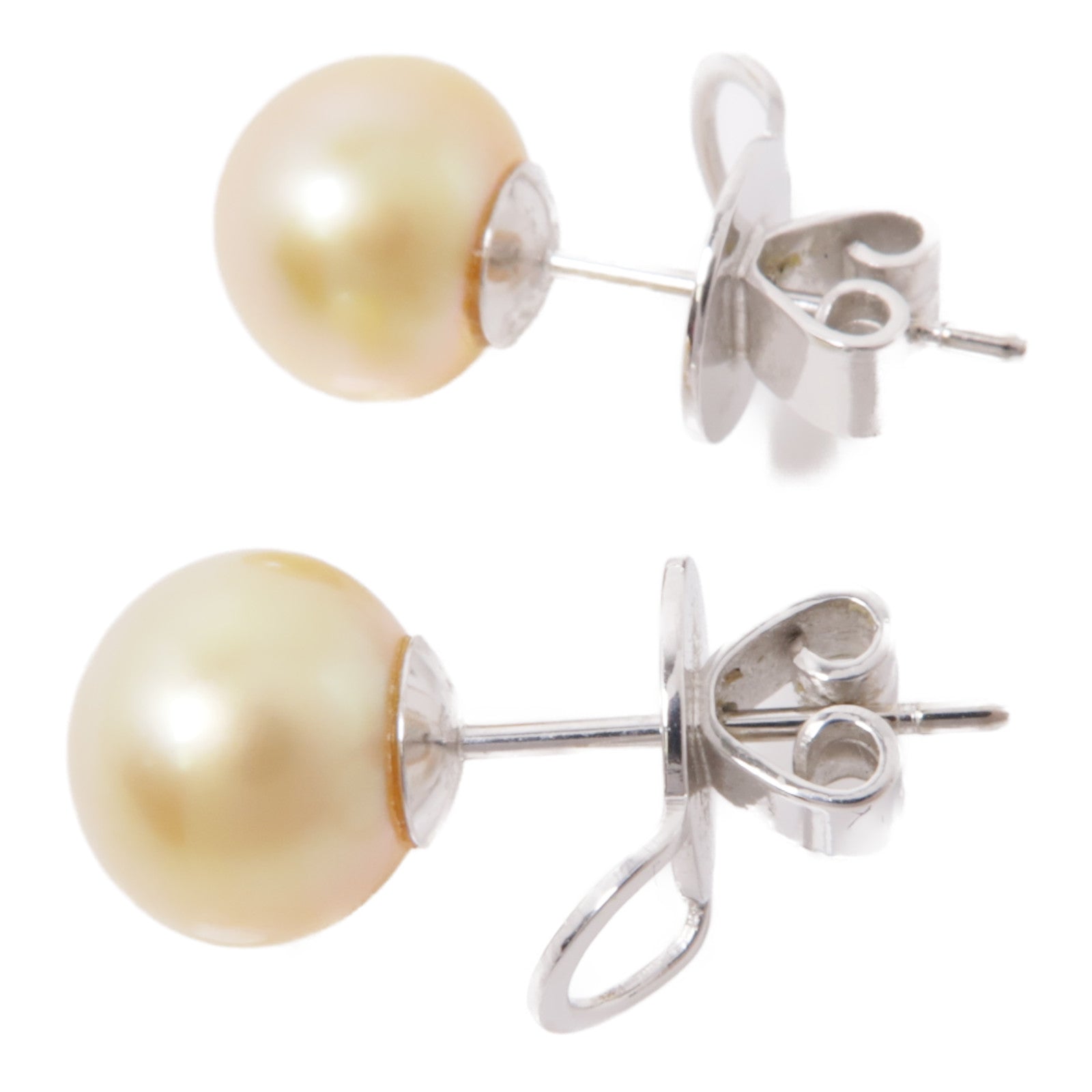 JEWELRY 【激減優惠】18K白金Pearl Earrings珍珠耳環