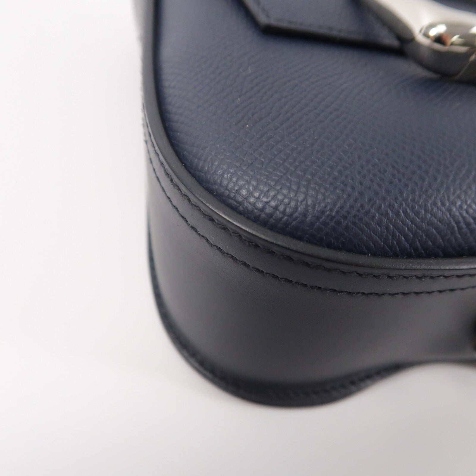HERMES Epsom皮革Della Cavalleria Mini肩背袋Blue Nuit