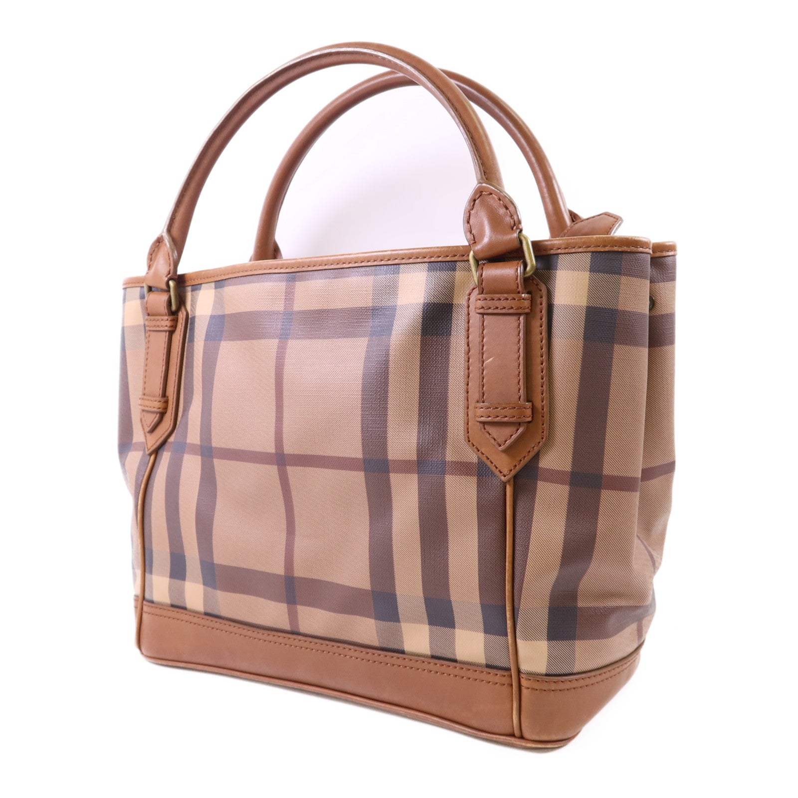 BURBERRY PVC Tote Bag金扣肩背袋