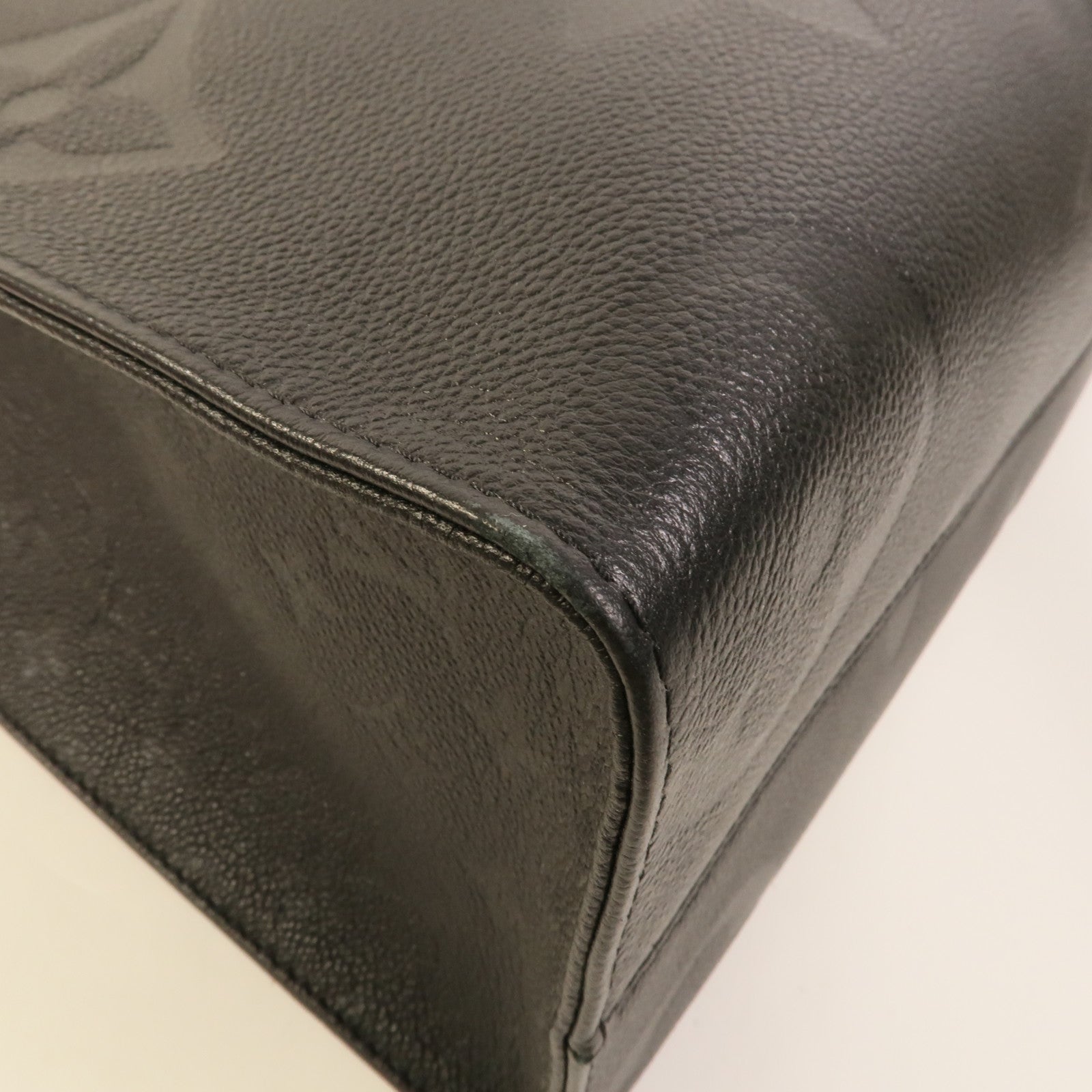 LOUIS VUITTON Monogram Empreinte On The Go MM金扣手挽肩背兩用袋