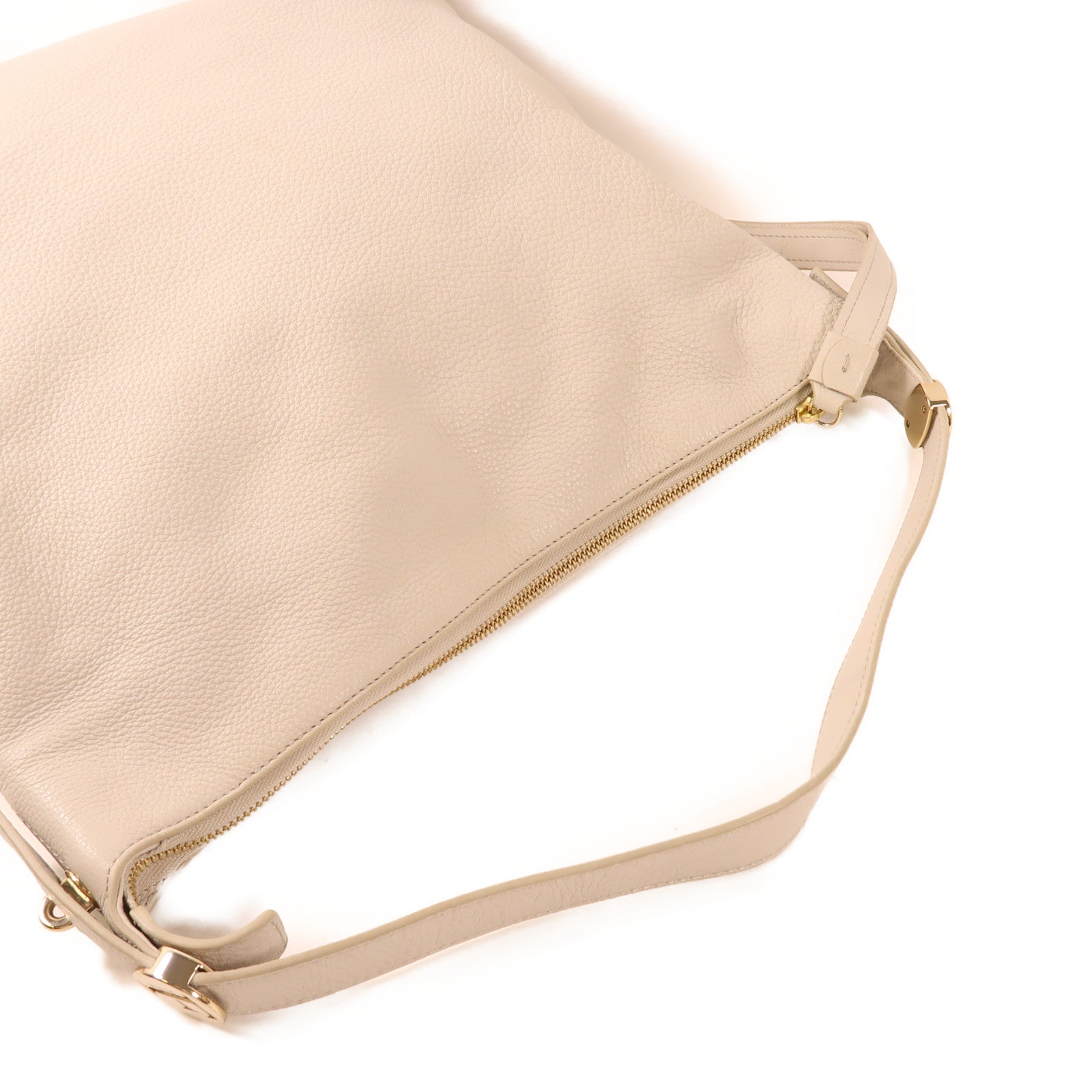 Furla 牛皮皮革2 Way Bag金扣手挽肩背兩用袋