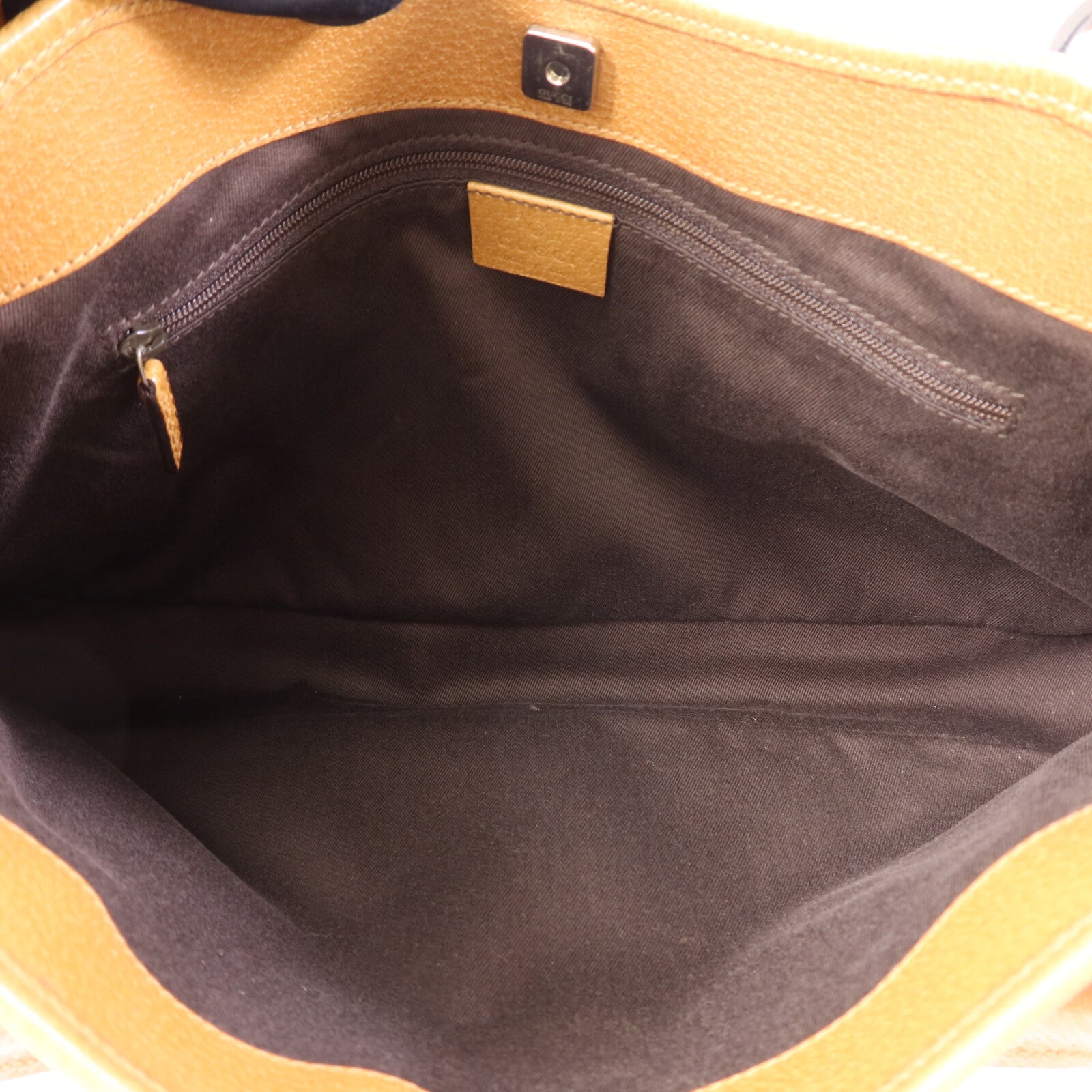 GUCCI 帆布Shoulder Bag銀扣肩背袋