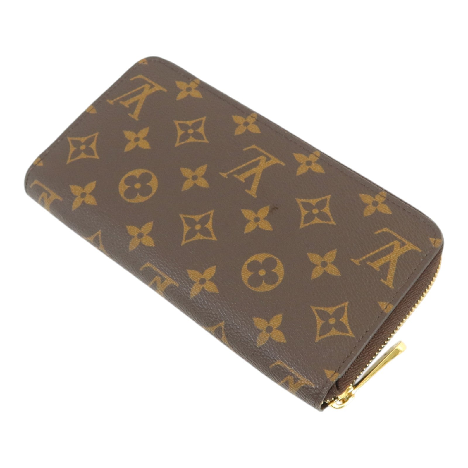 LOUIS VUITTON Monogram Zipper Long Wallet金扣長錢包