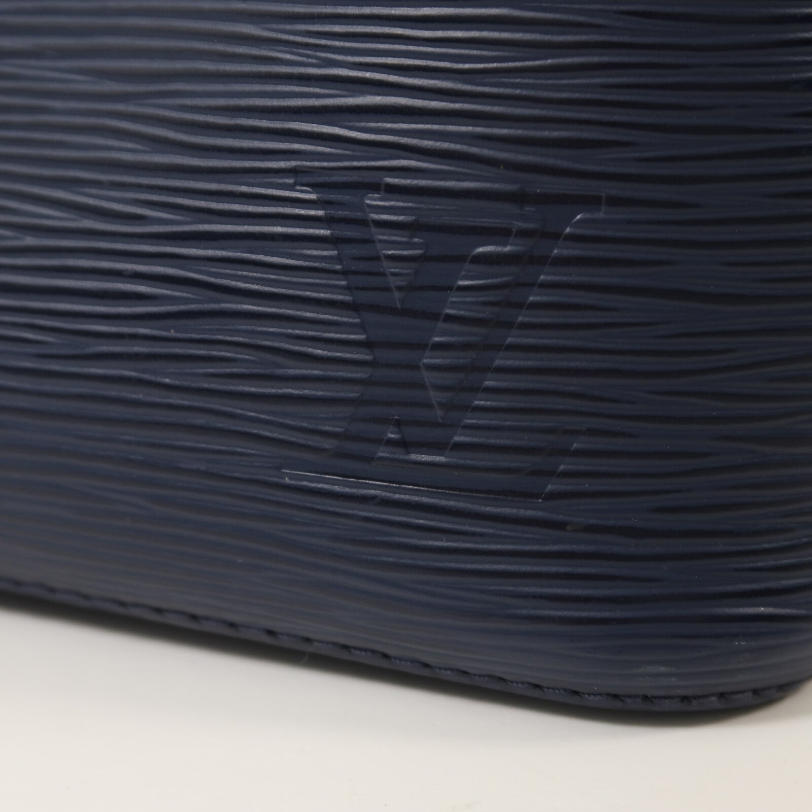 LOUIS VUITTON Epi Neo Noe BB銀扣手挽肩背兩用袋深藍色