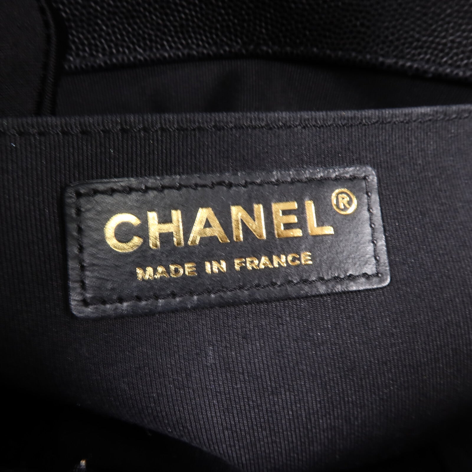CHANEL 牛皮皮革Boy 25鏈帶手挽肩背兩用袋
