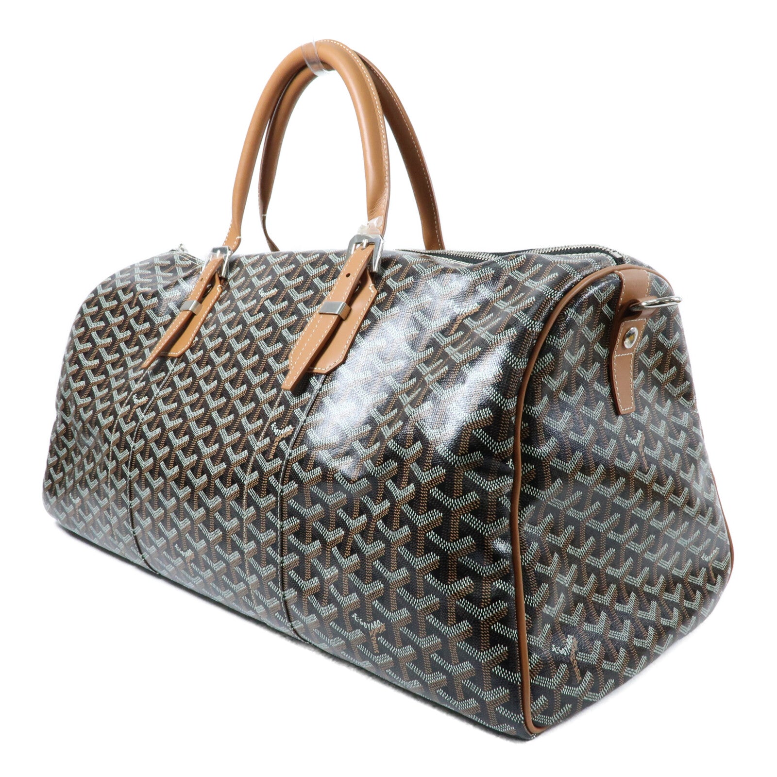 GOYARD 塗層帆布Boston 50 Bag手挽肩背兩用袋