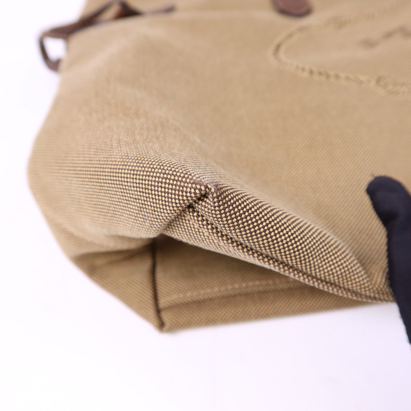 PRADA 帆布Tote Bag金扣手挽袋