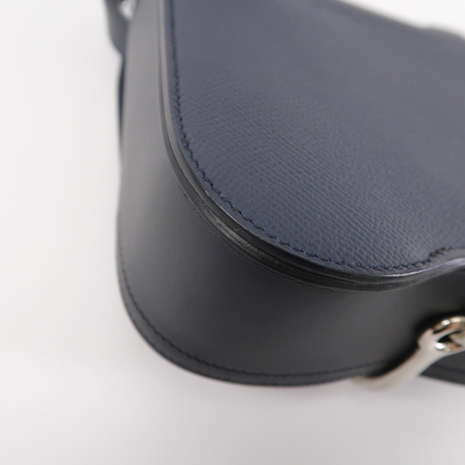 HERMES Epsom皮革Della Cavalleria Mini肩背袋Blue Nuit