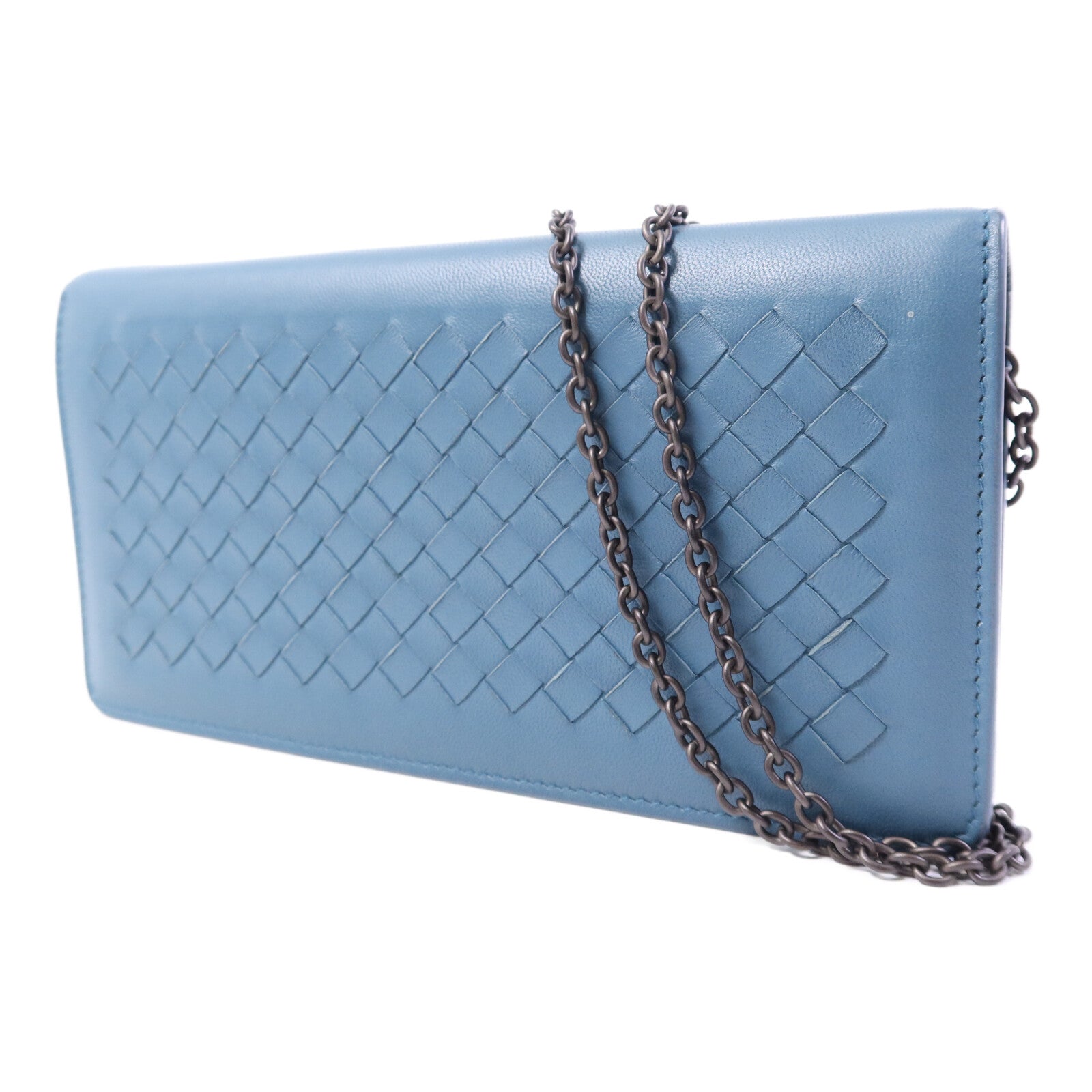 BOTTEGA VENETA 牛皮皮革WOC Shoulder bag鏈帶肩背袋