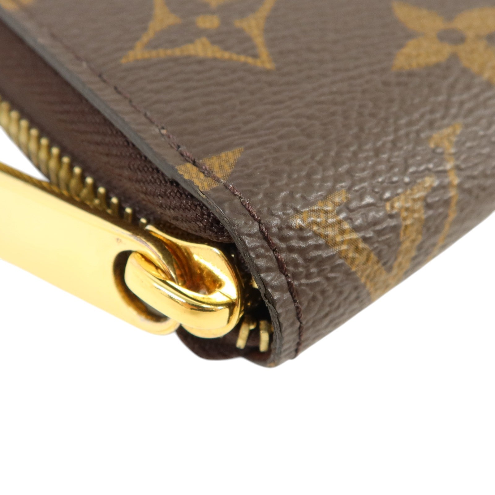 LOUIS VUITTON Monogram Zipper Long Wallet金扣長錢包