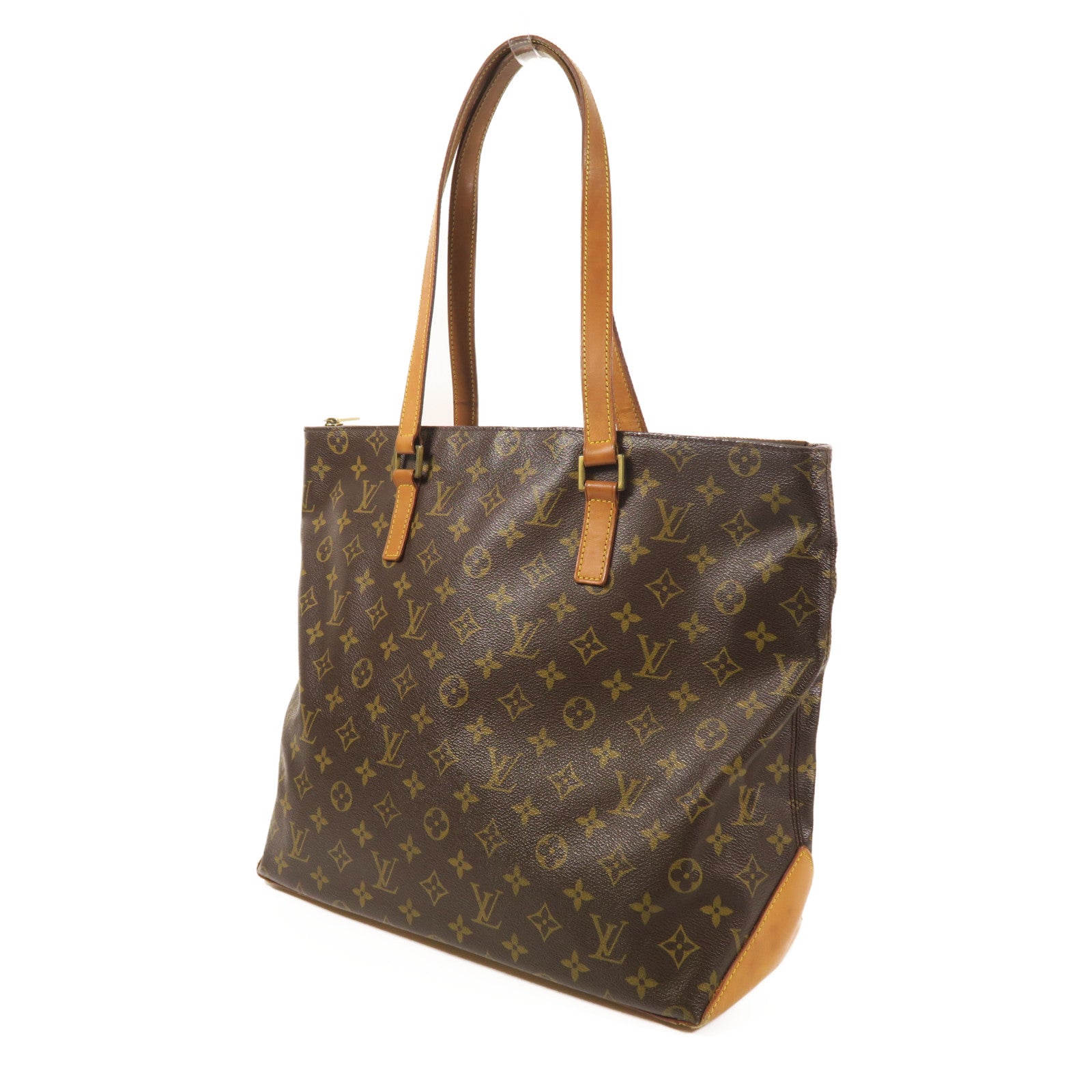 LOUIS VUITTON Monogram Cabas Alto金扣肩背袋