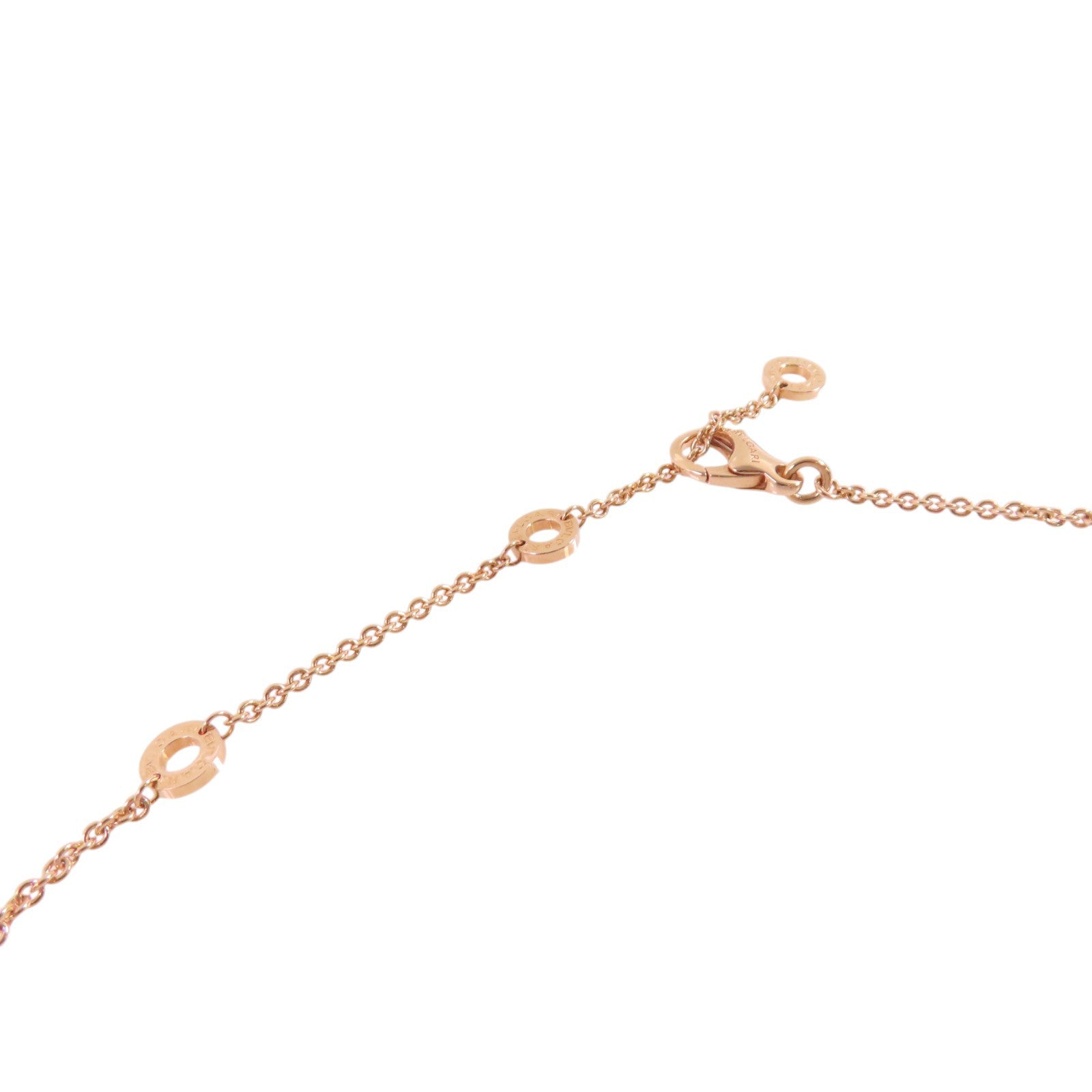 BVLGARI 【激減優惠】18K玫瑰金/陶瓷B-zero1 Necklace金扣項鏈