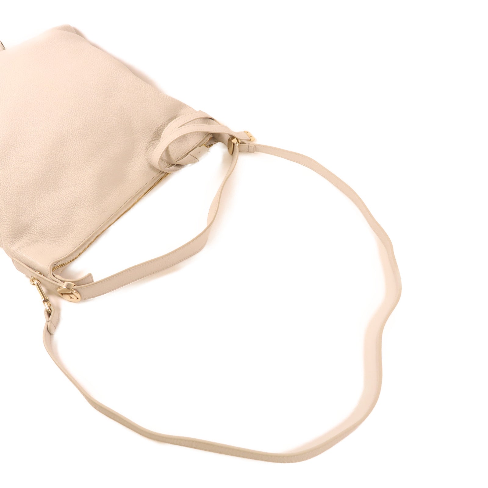 Furla 牛皮皮革2 Way Bag金扣手挽肩背兩用袋