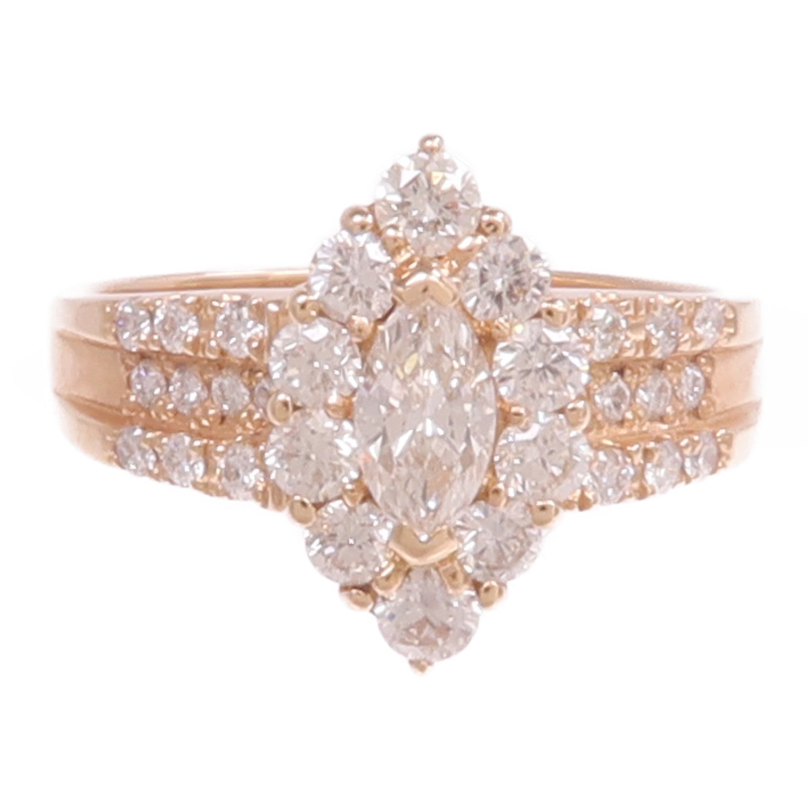 JEWELRY 18K玫瑰金Diamond Ring鑽石戒指