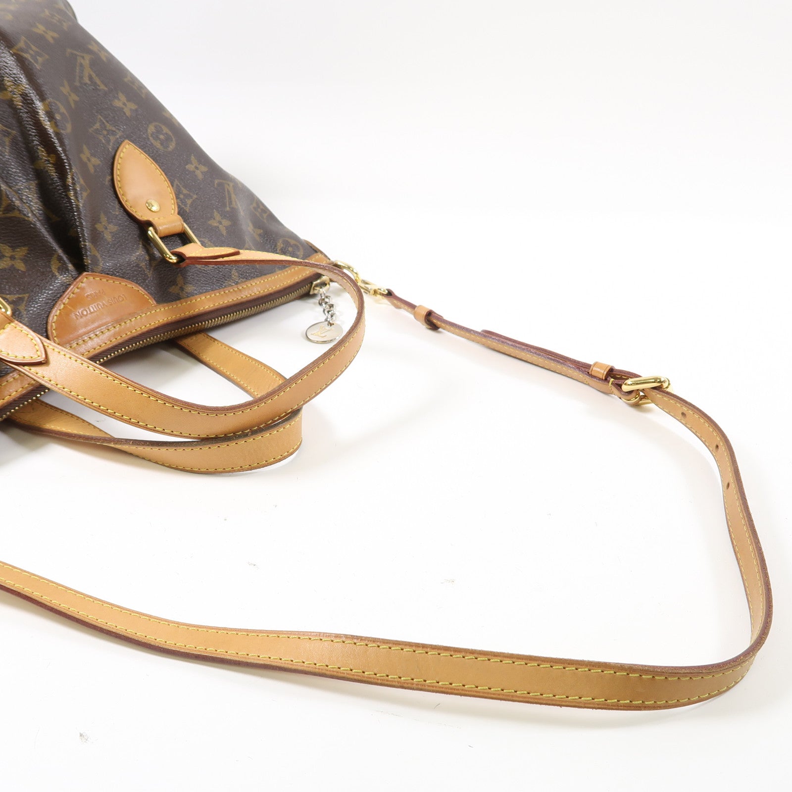 LOUIS VUITTON 【激減優惠】Monogram Palermo PM金扣手挽肩背兩用袋啡色