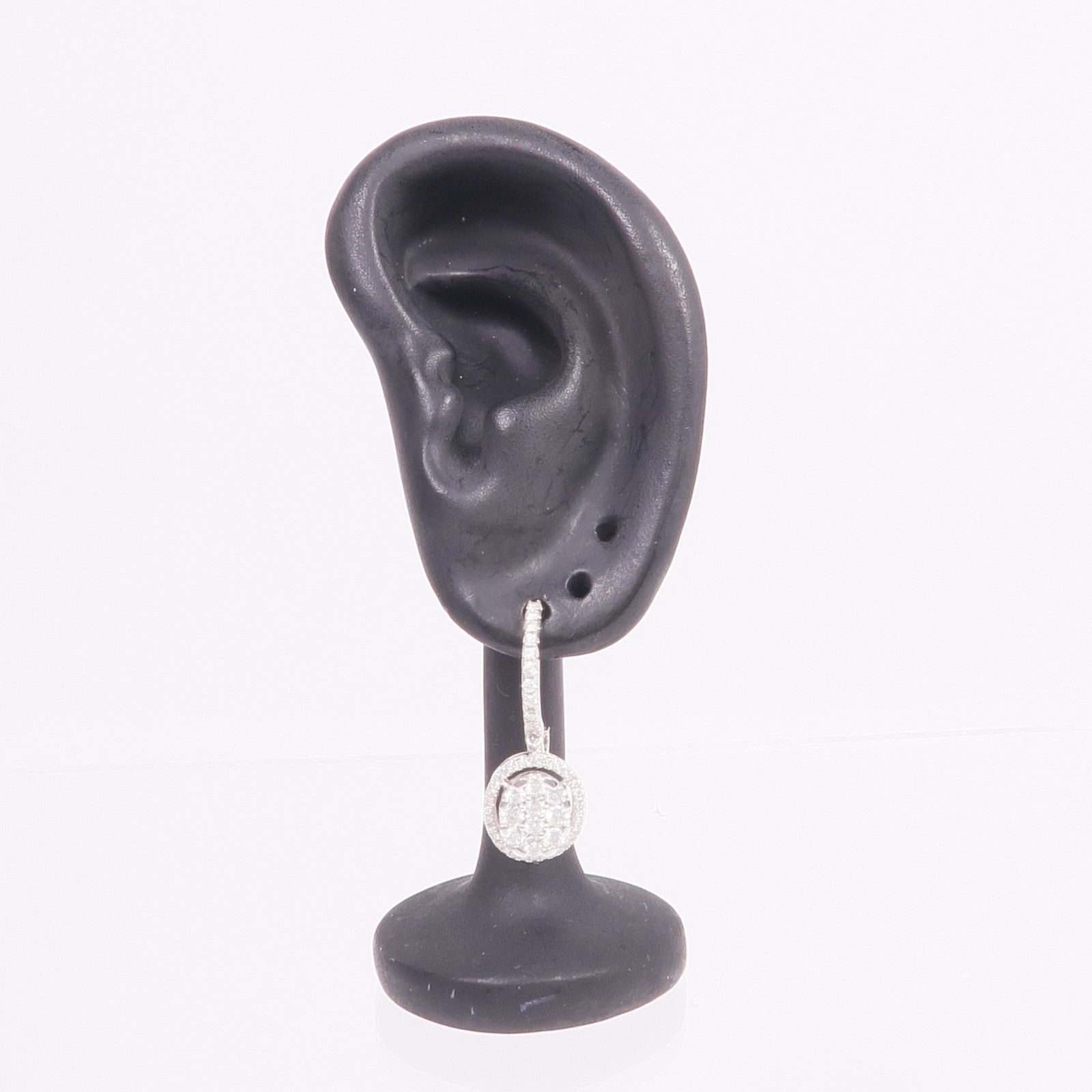 JEWELRY 18K白金Diamond Earrings鑽石耳環
