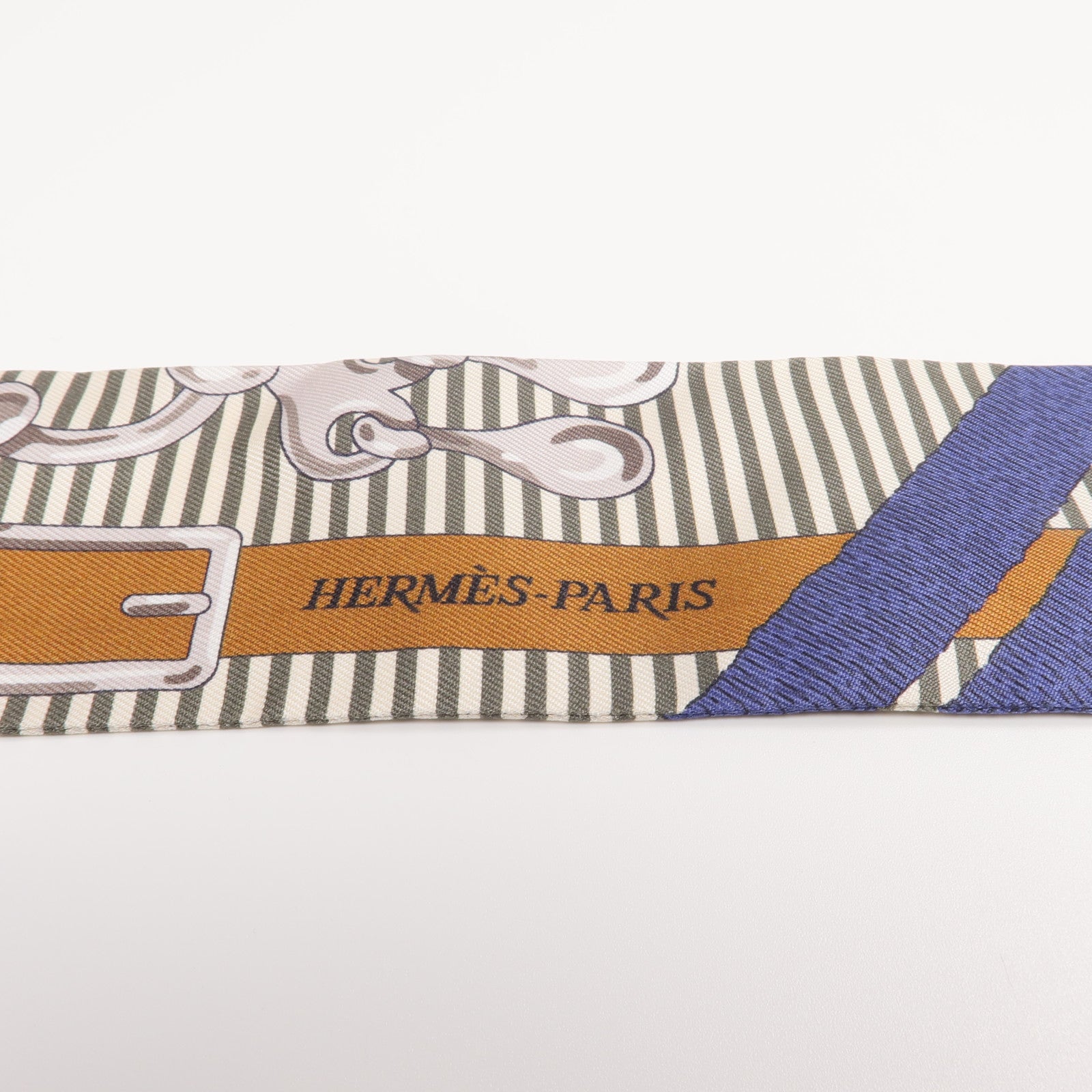 HERMES 絲質Twilly絲巾