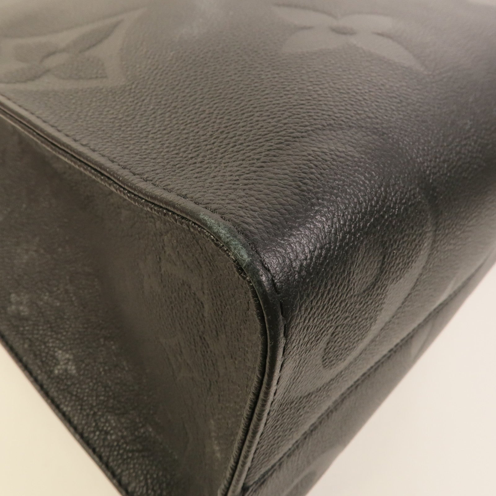 LOUIS VUITTON Monogram Empreinte On The Go MM金扣手挽肩背兩用袋