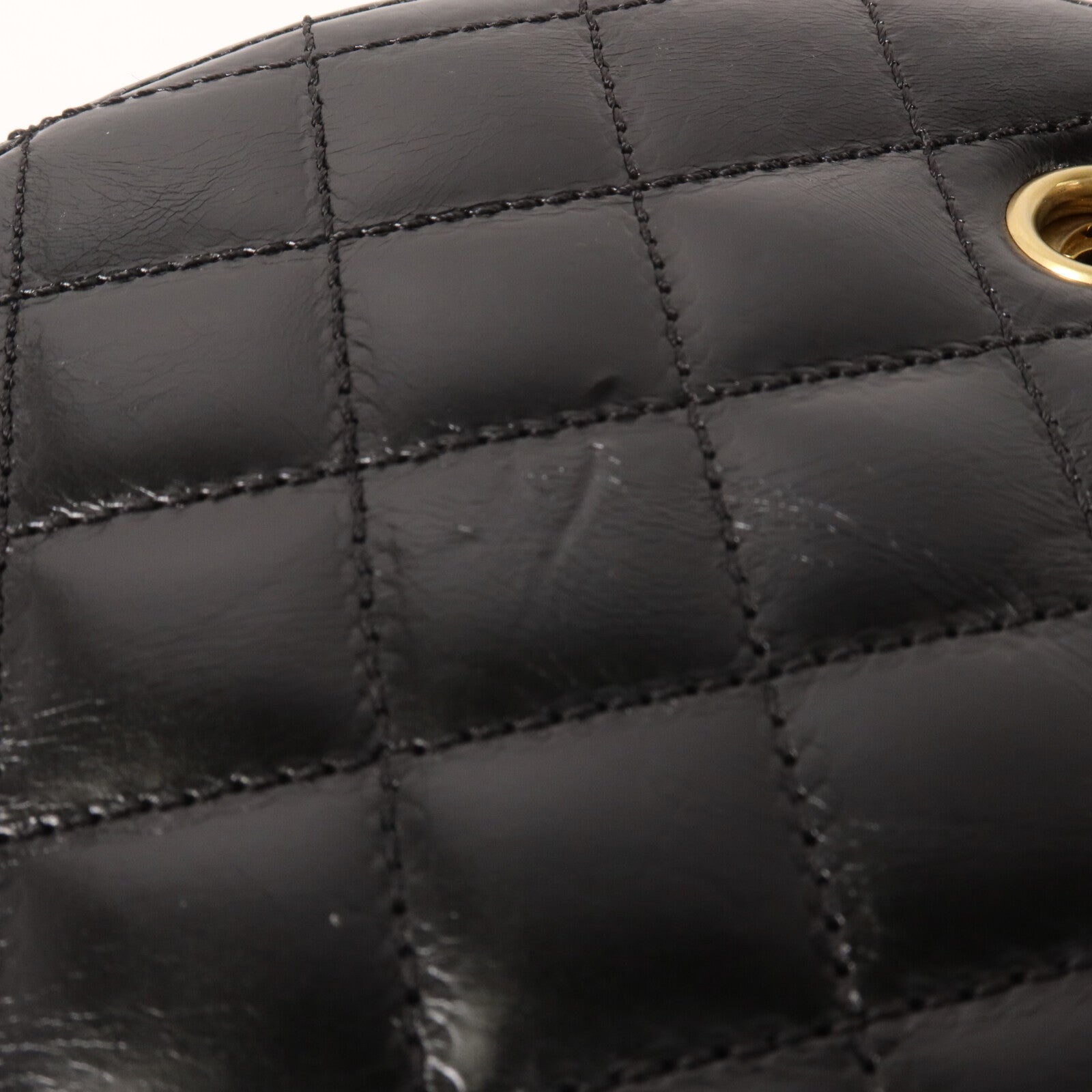 CHANEL 牛皮皮革Materasse Co Co鏈帶手挽肩背兩用袋