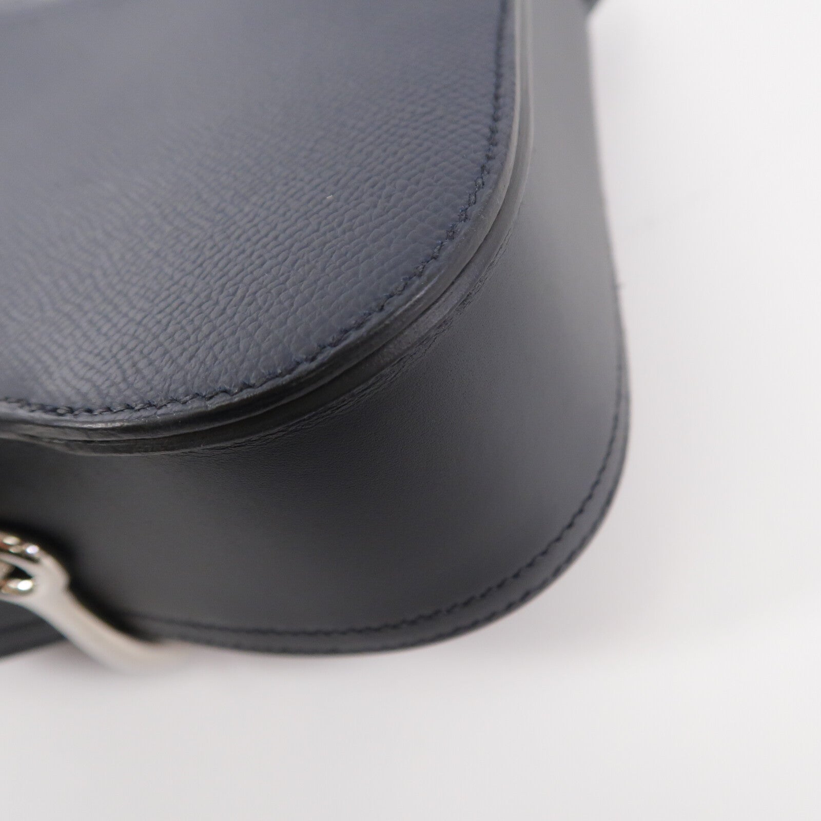 HERMES Epsom皮革Della Cavalleria Mini肩背袋Blue Nuit