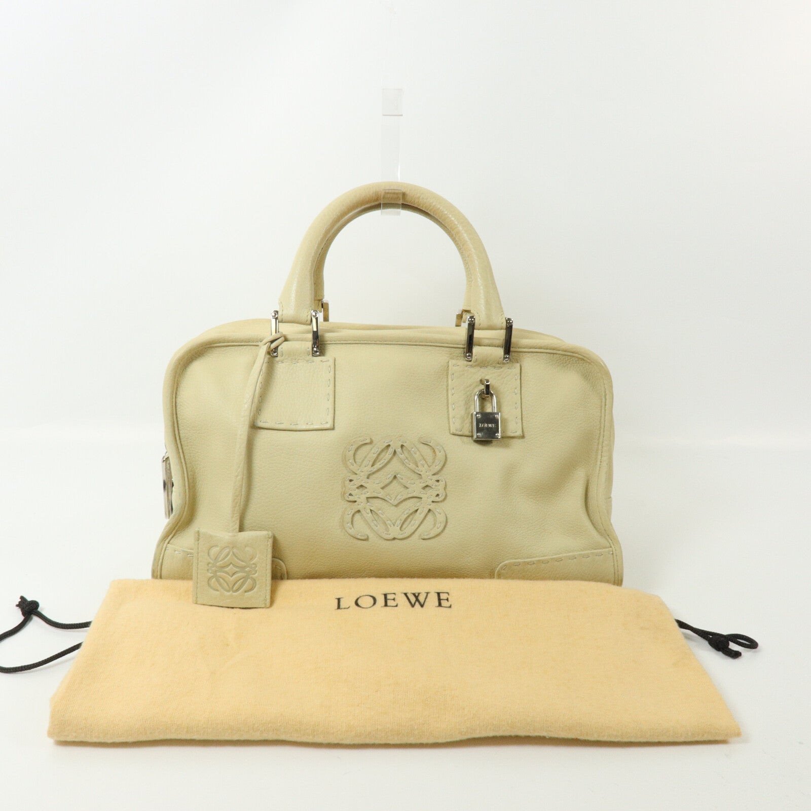 LOEWE 牛皮皮革Amazona 28手挽袋