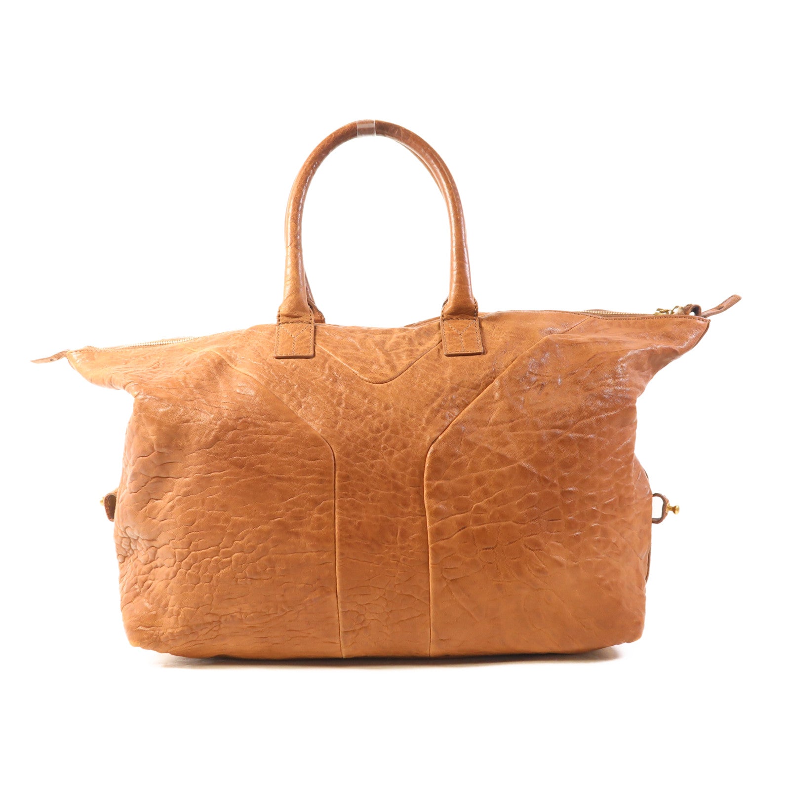 YVES SAINT LAURENT 牛皮皮革Handbag金扣手挽袋