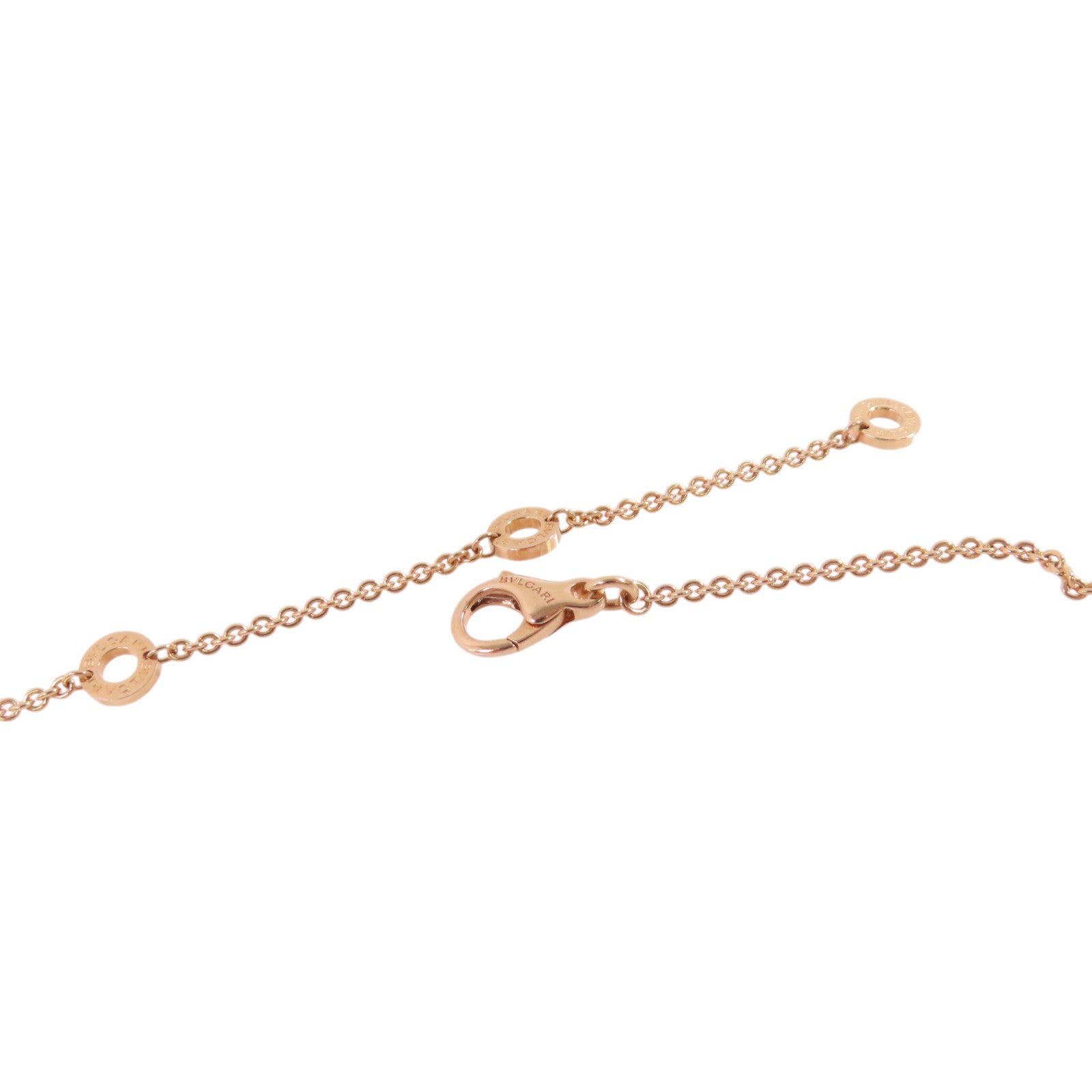 BVLGARI B-zero1 Necklace 18K Rose Gold Ceramic