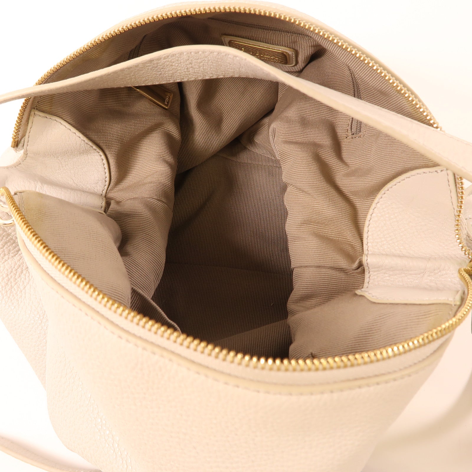 Furla 牛皮皮革2 Way Bag金扣手挽肩背兩用袋