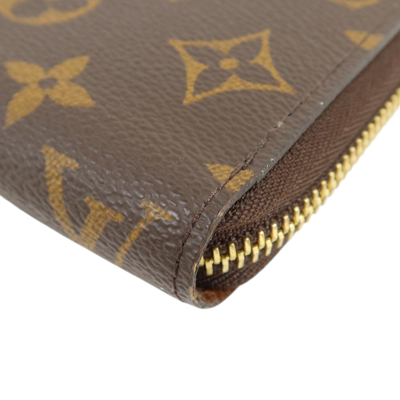 LOUIS VUITTON Monogram Zipper Long Wallet金扣長錢包