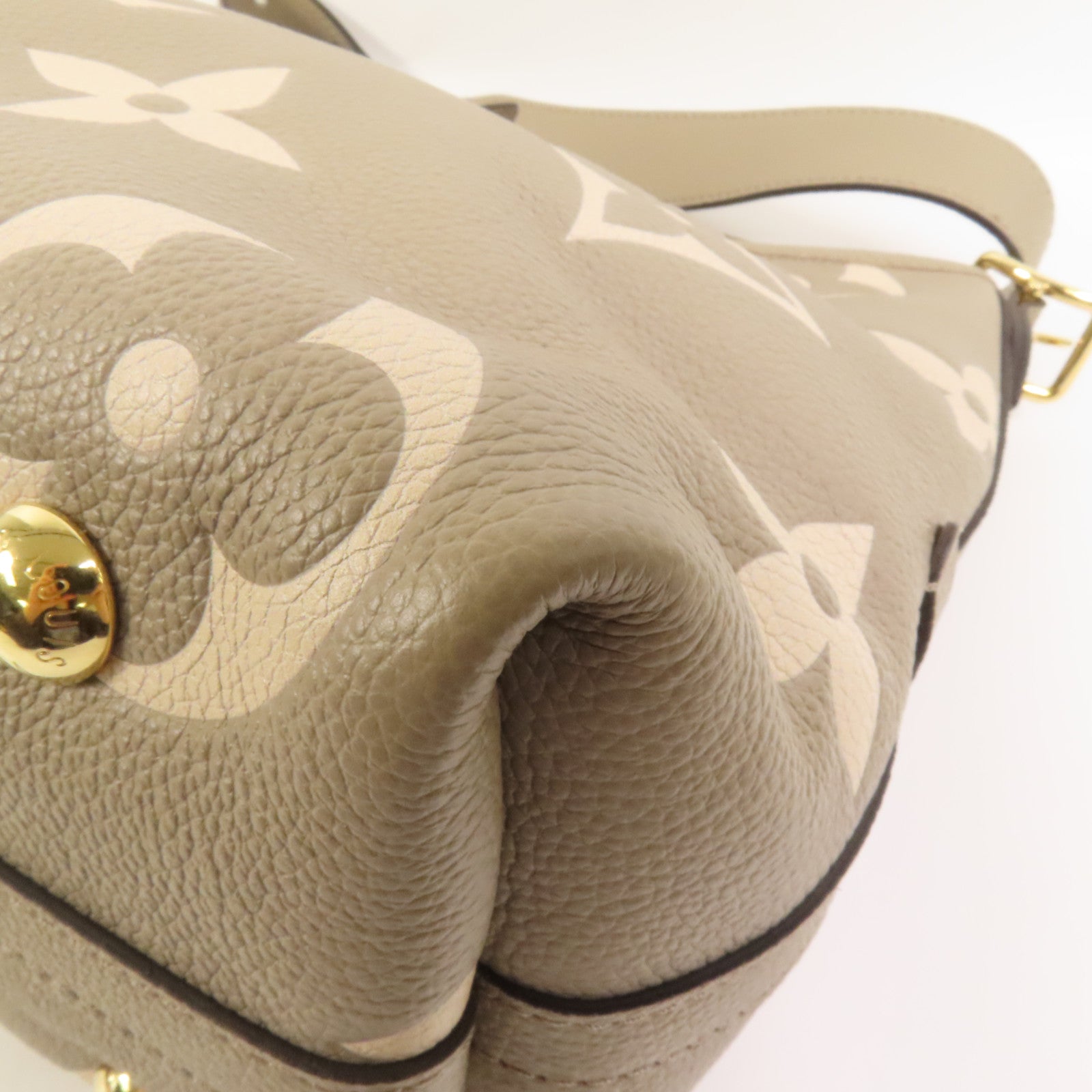 LOUIS VUITTON Monogram Empreinte Carryall PM金扣肩背袋