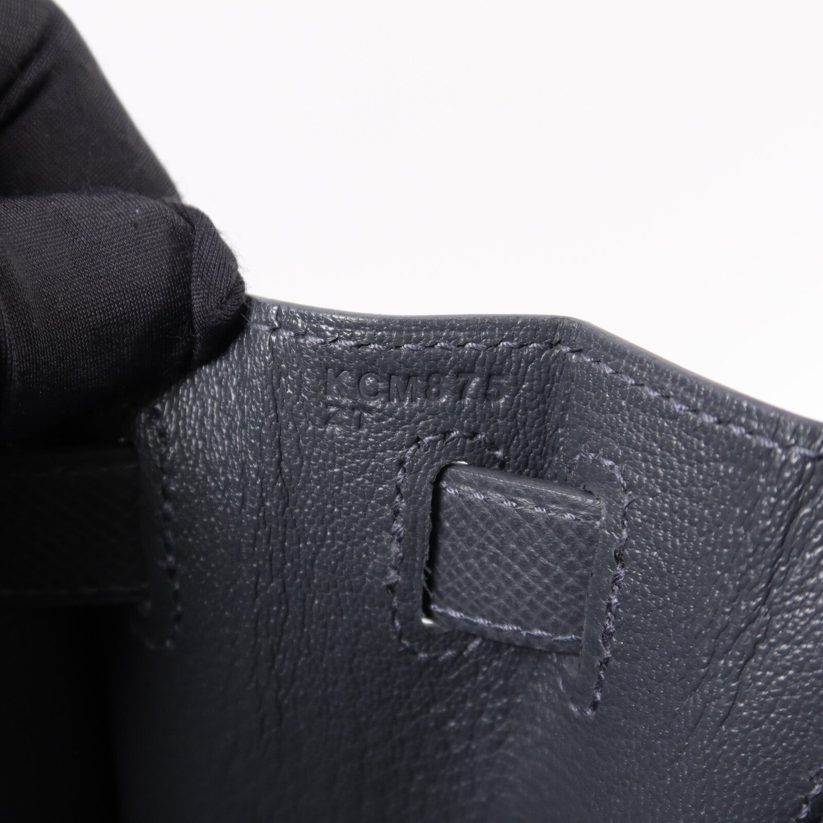 HERMES Epsom皮革Kelly 28手挽肩背兩用袋Ardoise