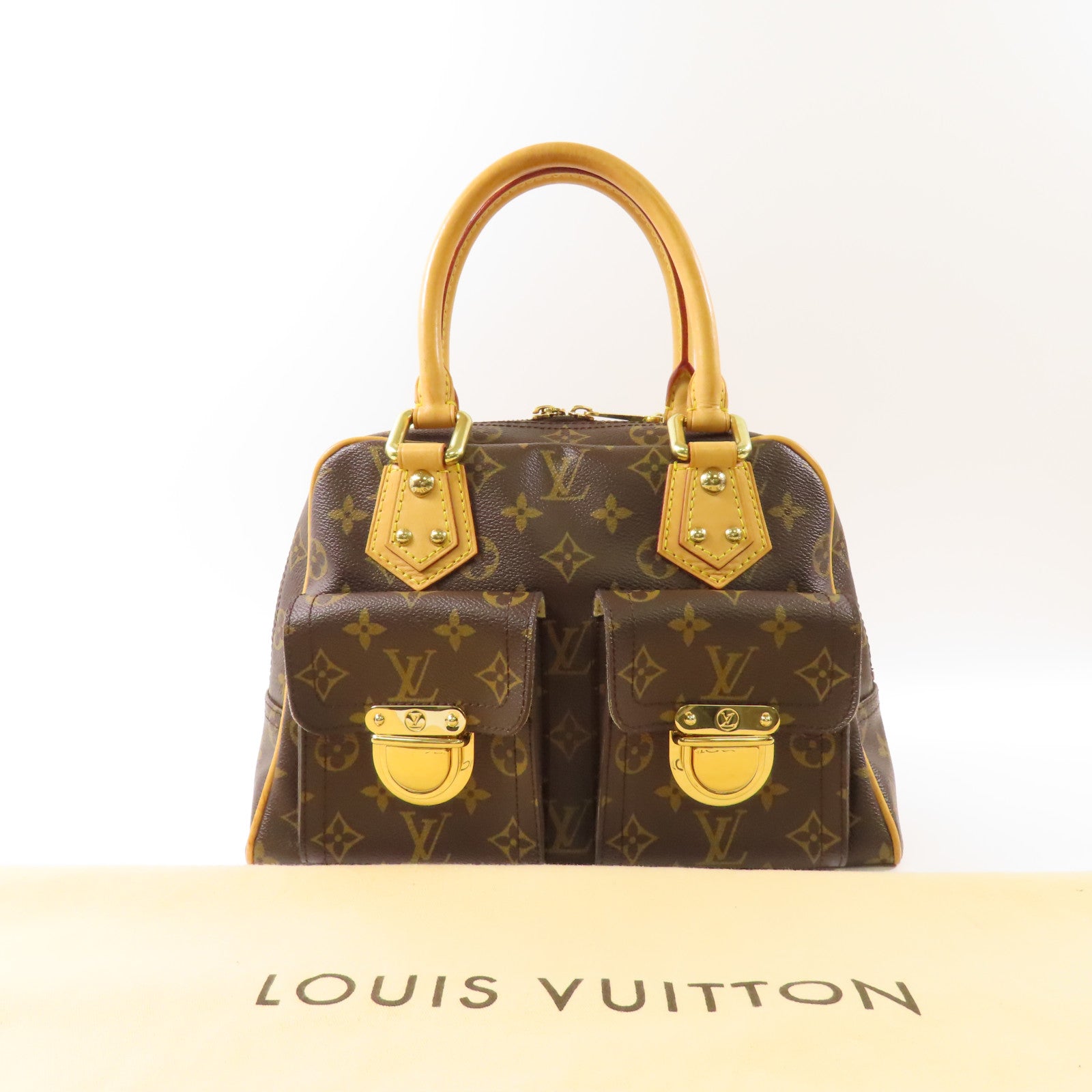 LOUIS VUITTON Monogram Manhattan PM手挽袋