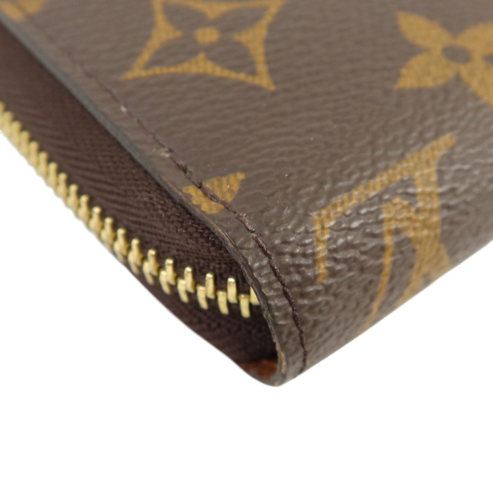 LOUIS VUITTON Monogram Zipper Long Wallet金扣長錢包