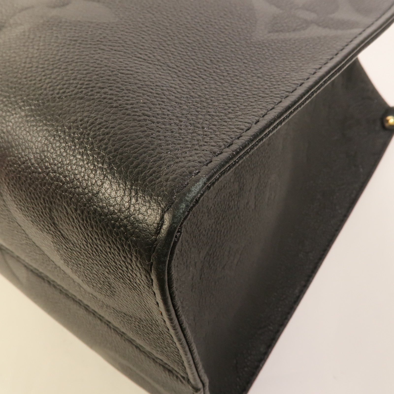 LOUIS VUITTON Monogram Empreinte On The Go MM金扣手挽肩背兩用袋