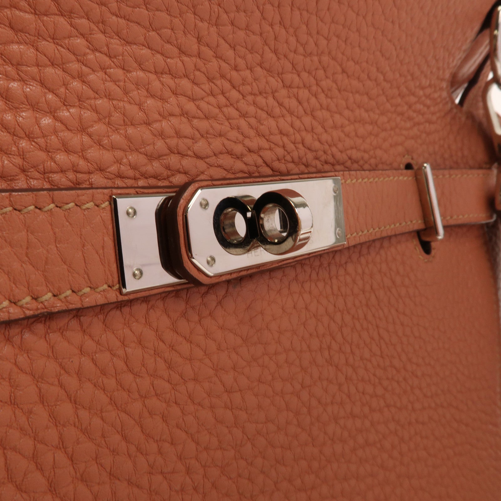 HERMES Clemence皮革Jypsiere 28銀扣肩背袋