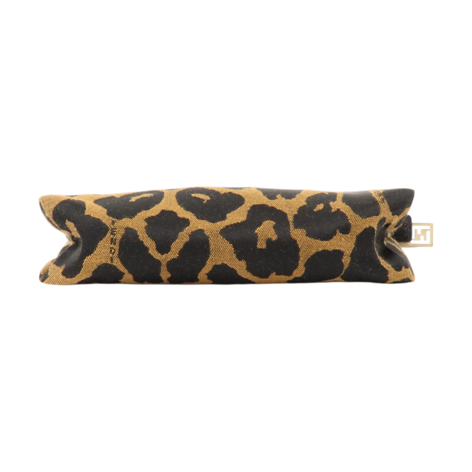 FENDI 帆布Vintage Cosmetic Pouch金扣小袋