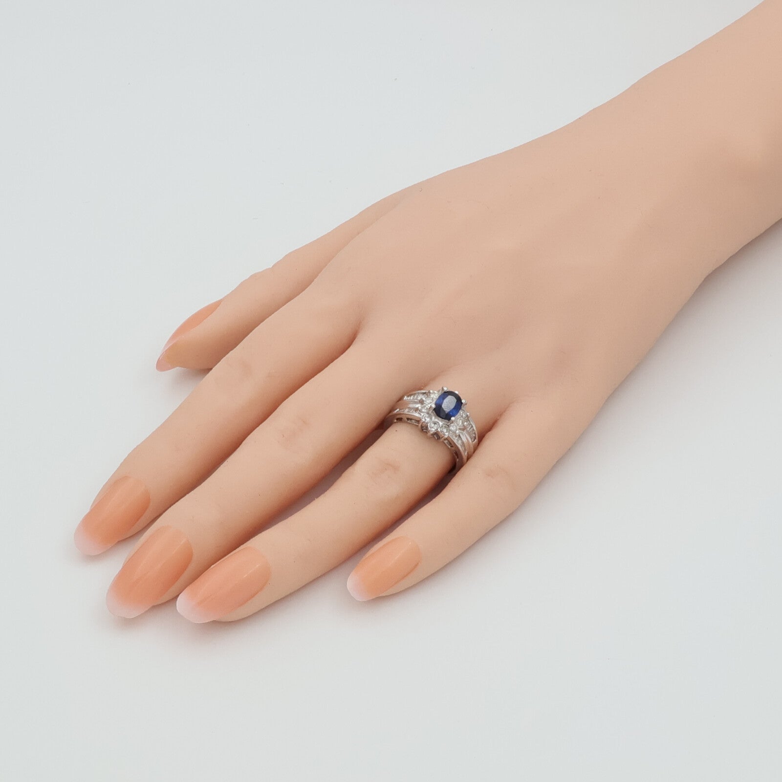 JEWELRY PT900鉑金/藍寶石Sapphire鑽石戒指