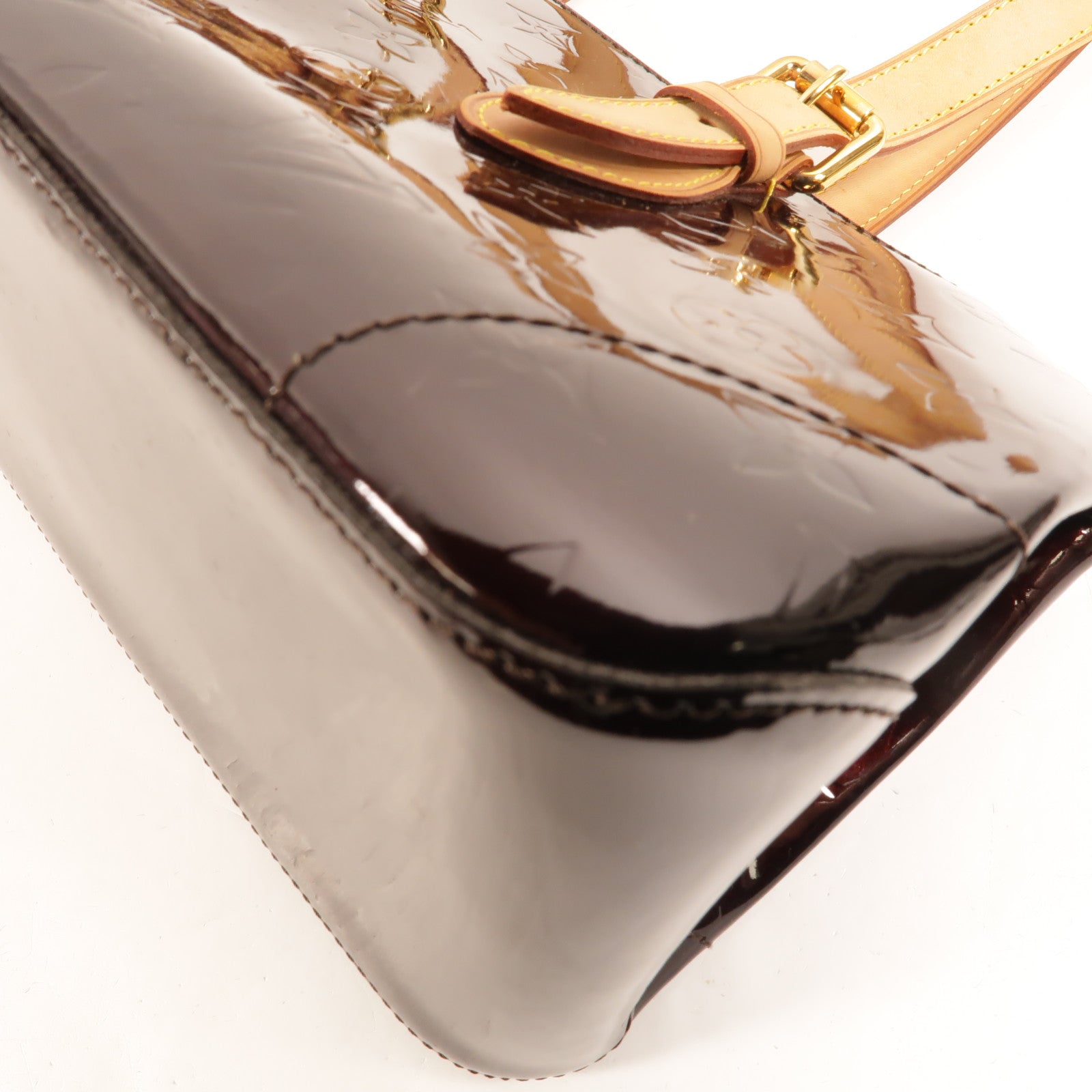 LOUIS VUITTON Vernis Rosewood Avenue金扣肩背袋