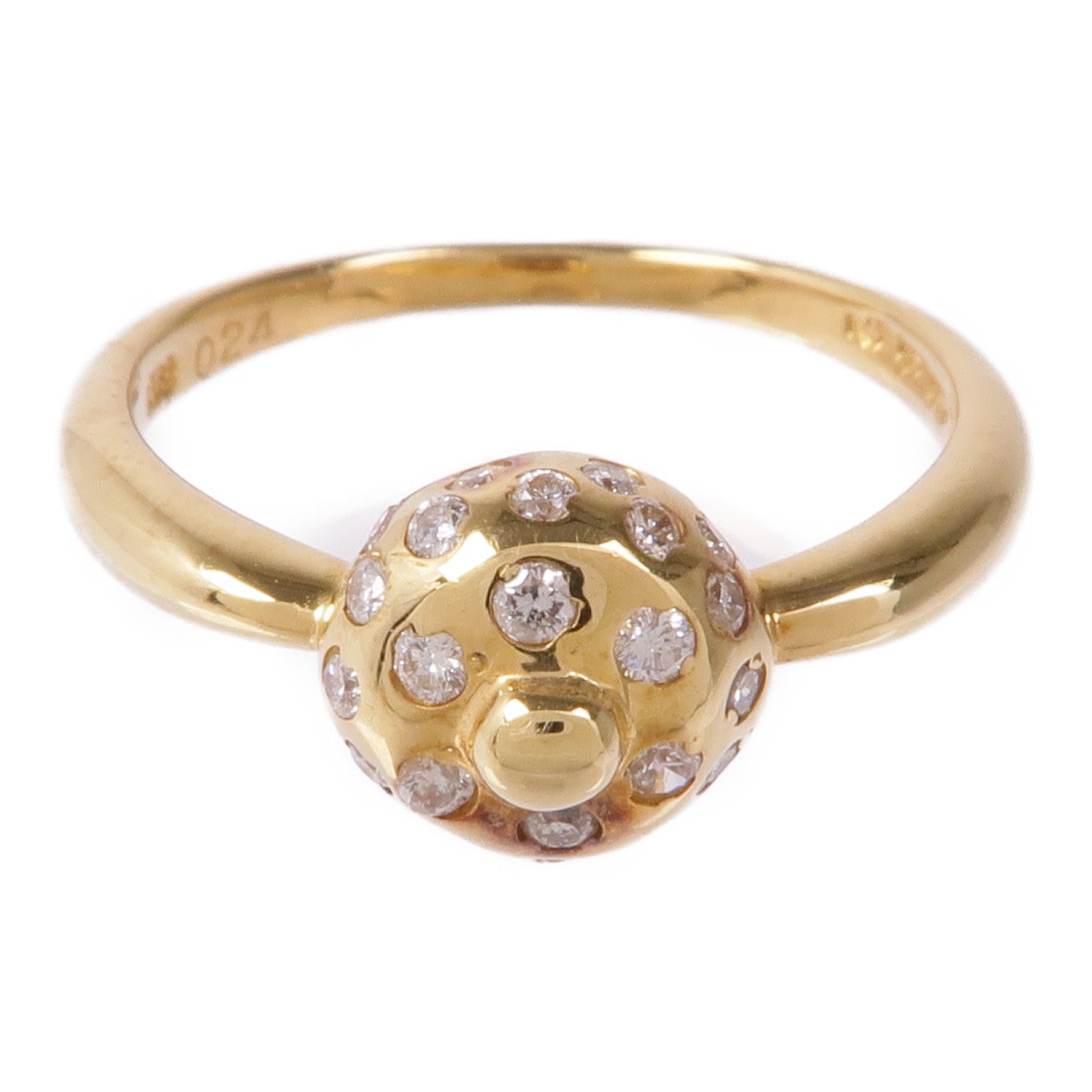 JEWELRY 【激減優惠】18K黃金Diamond Ring鑽石戒指US#6
