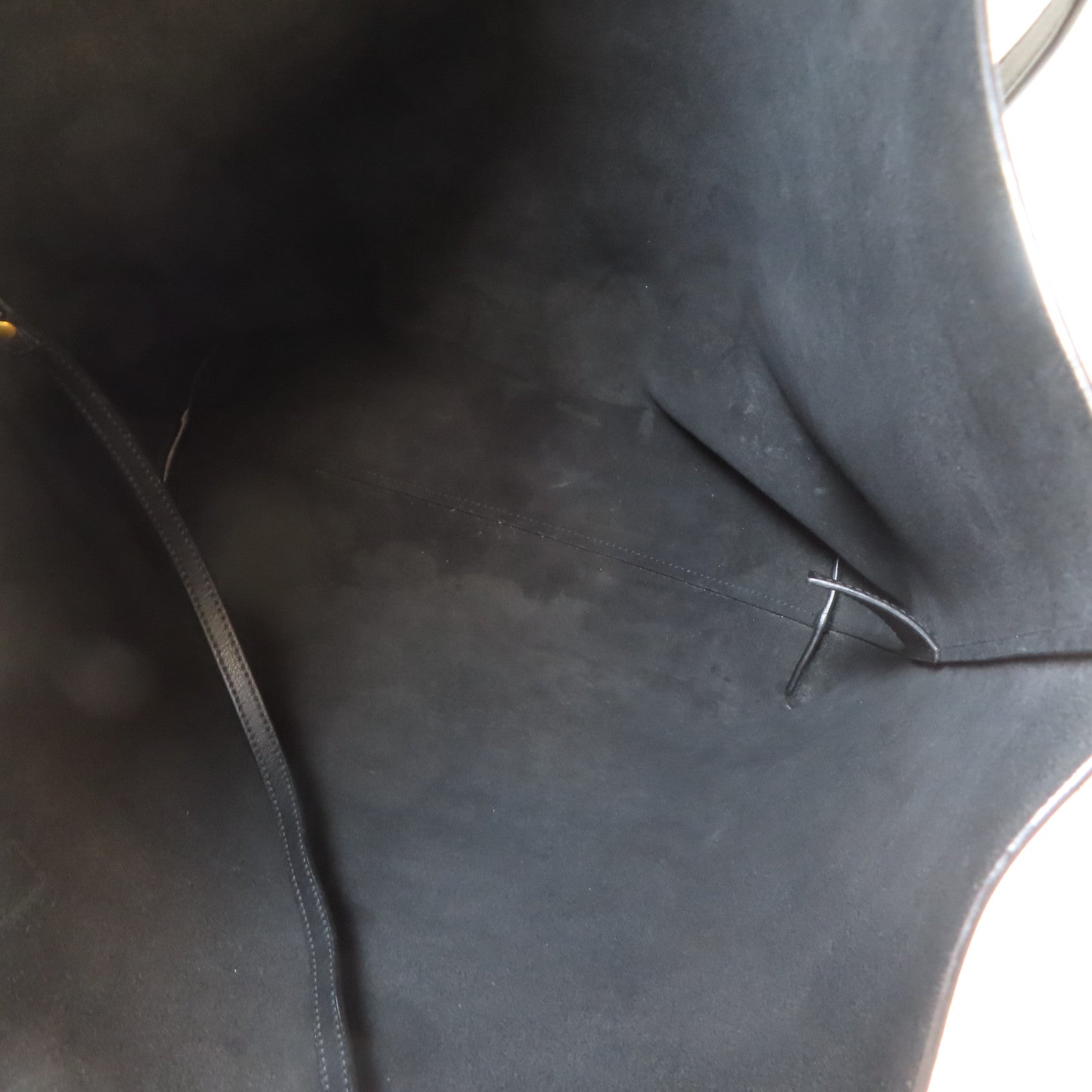 SAINT LAURENT 牛皮皮革Shopping Saint Laurent Tote Bag金扣手挽袋黑色