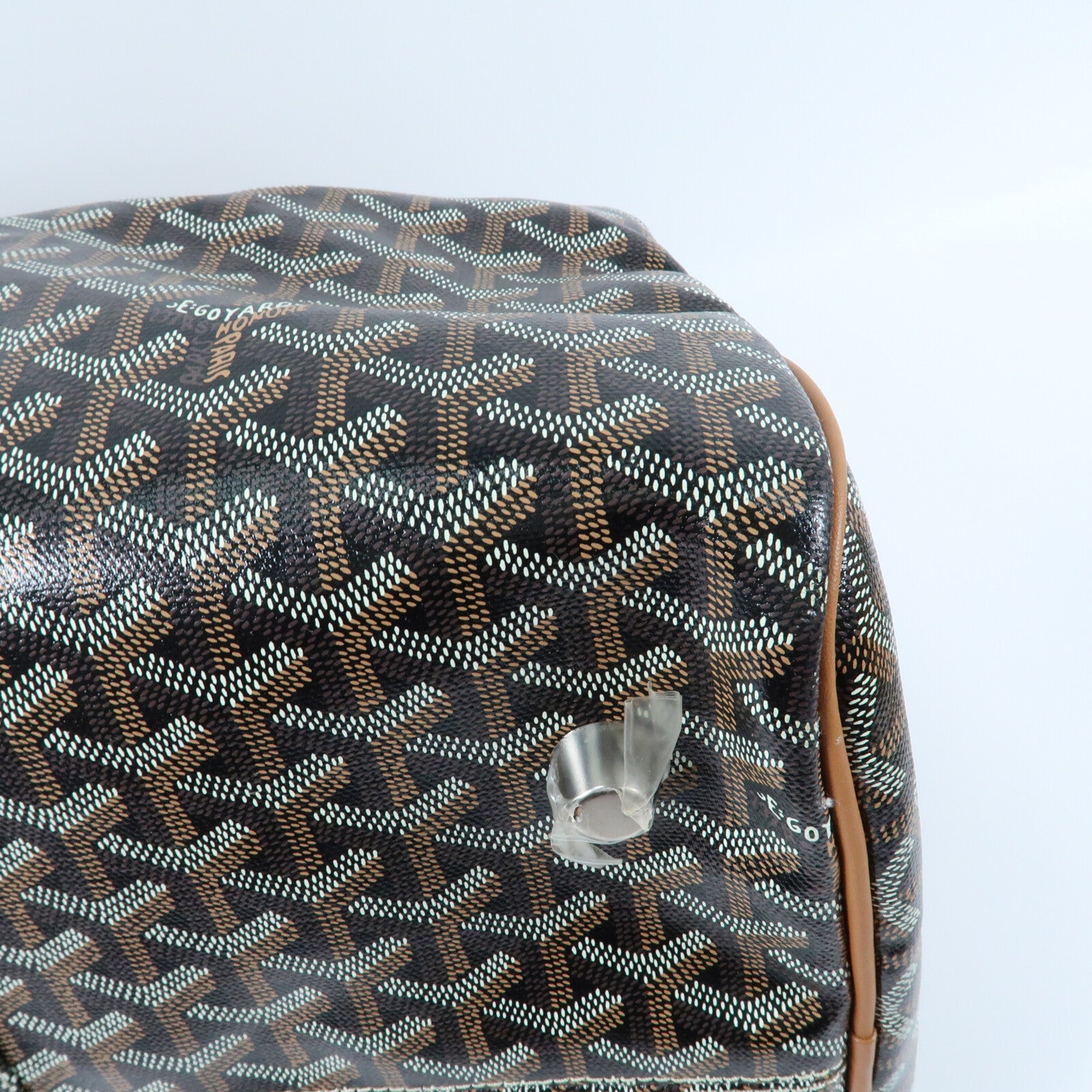 GOYARD 塗層帆布Boston 50 Bag手挽肩背兩用袋