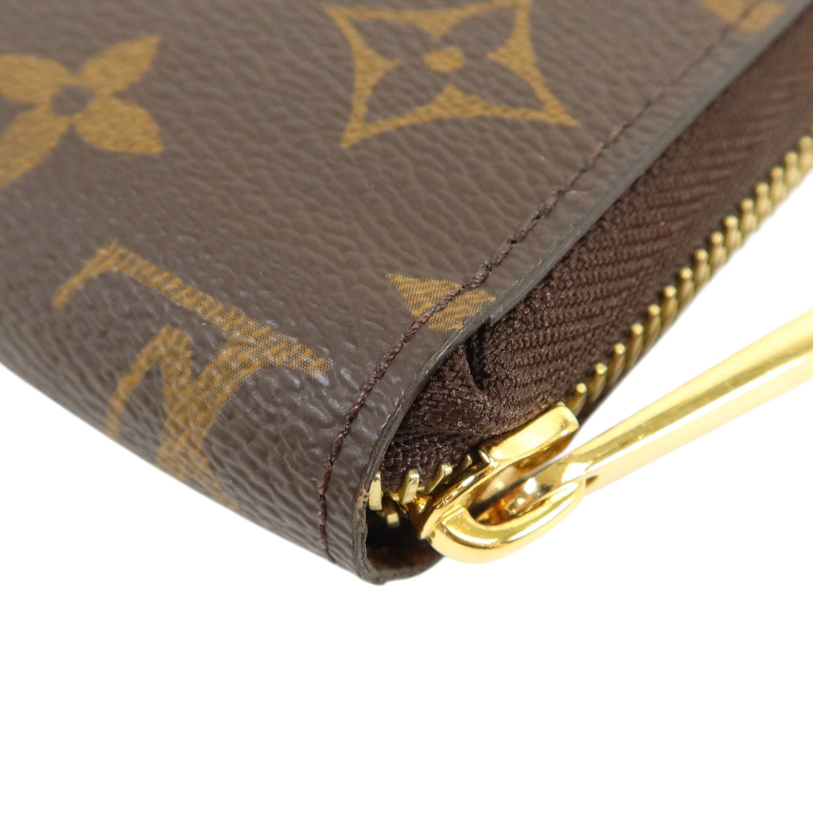 LOUIS VUITTON Monogram Zipper Long Wallet金扣長錢包