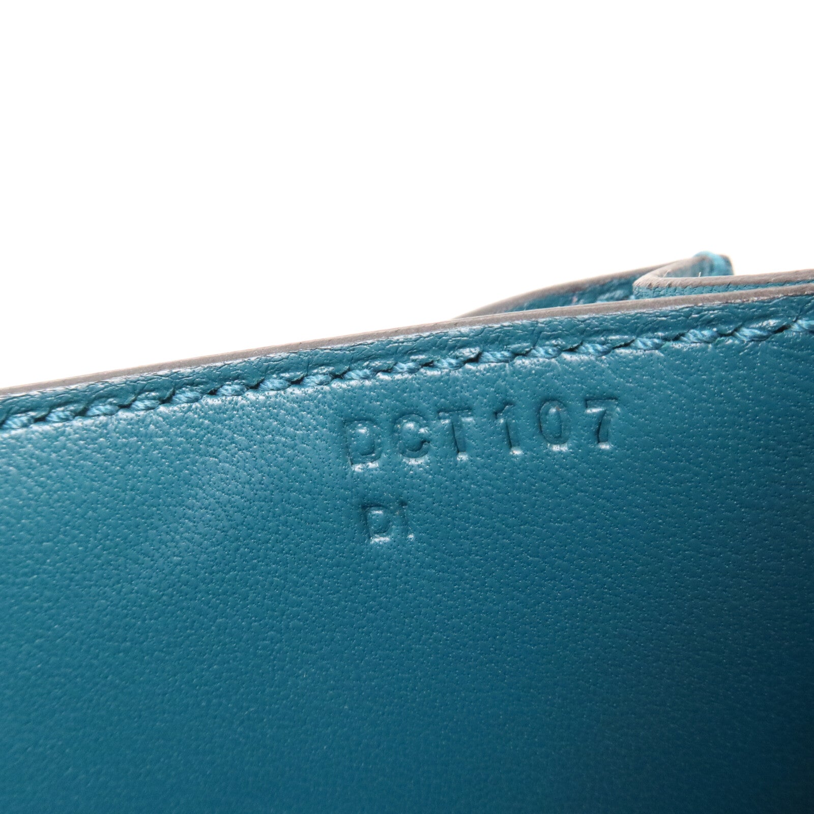HERMES Evercolor皮革Constance Mini肩背袋Vert Bosphore