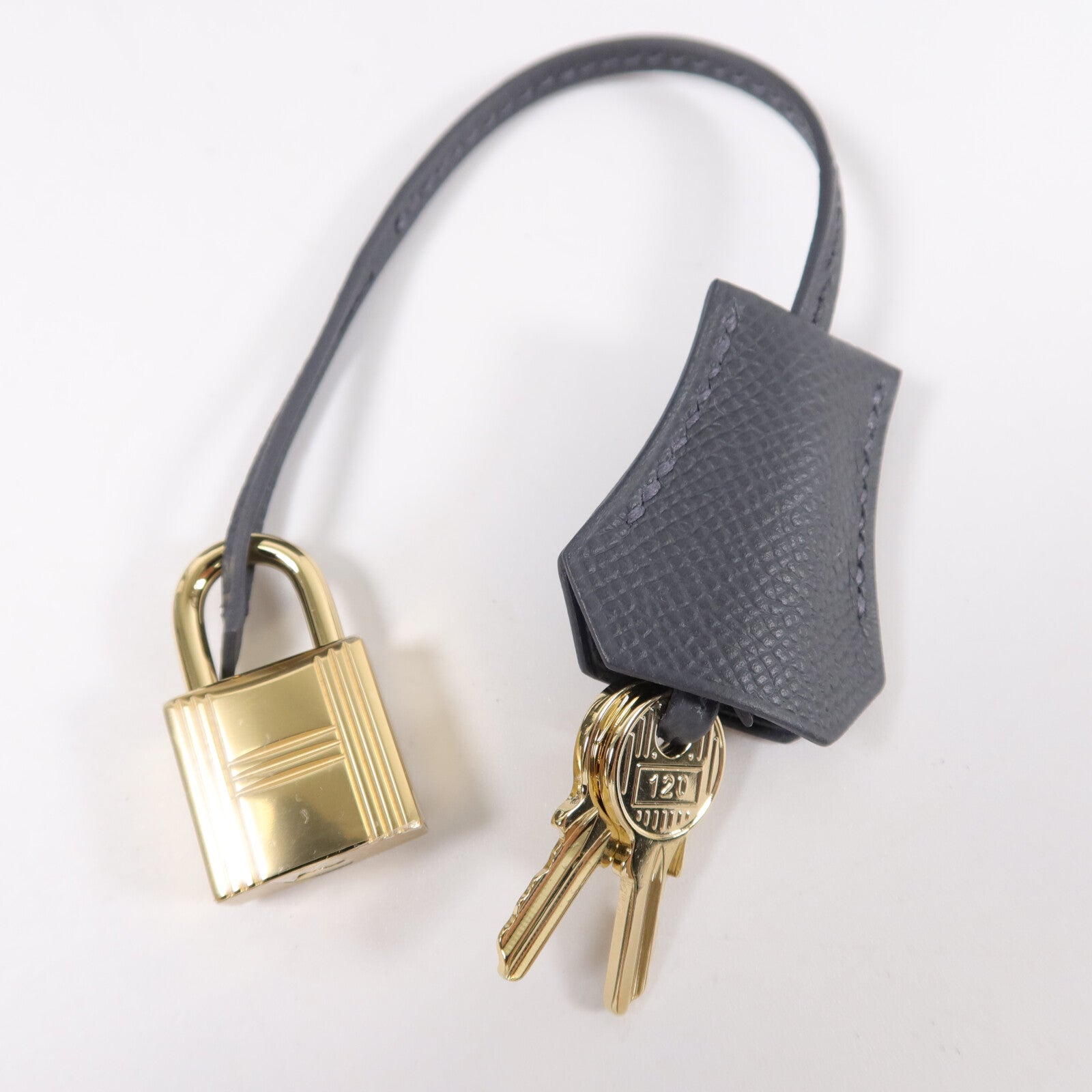 HERMES Epsom皮革Kelly 28手挽肩背兩用袋Ardoise