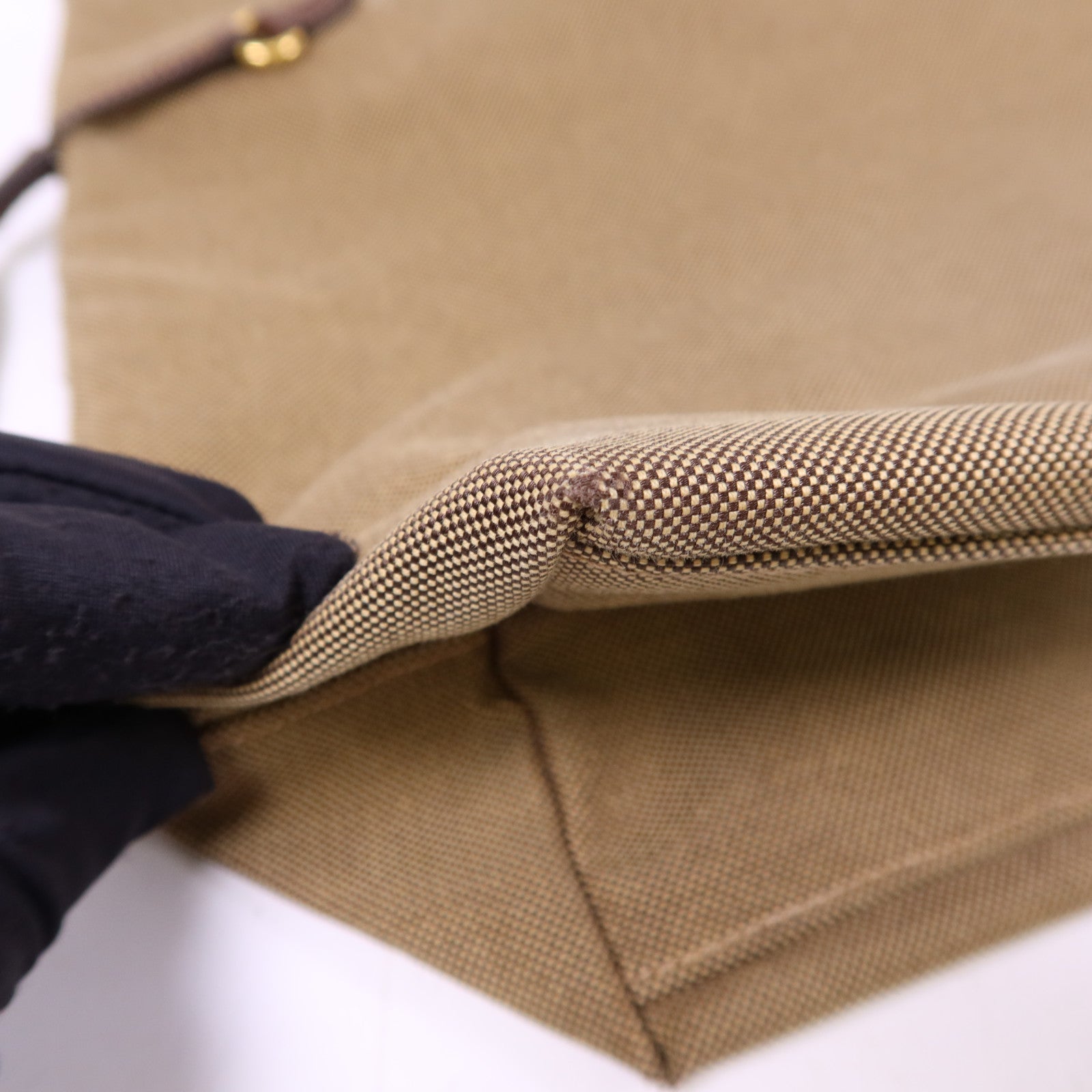 PRADA 帆布Tote Bag金扣手挽袋