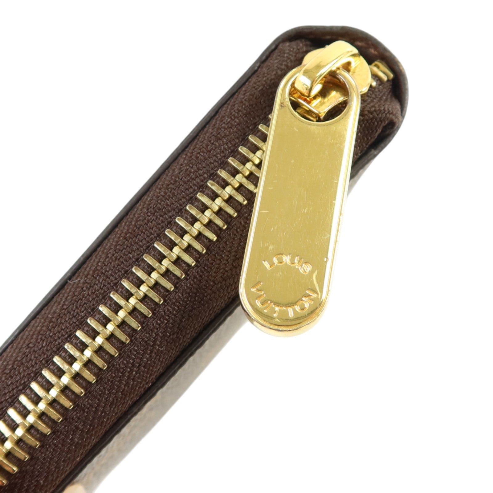 LOUIS VUITTON Monogram Zipper Long Wallet金扣長錢包