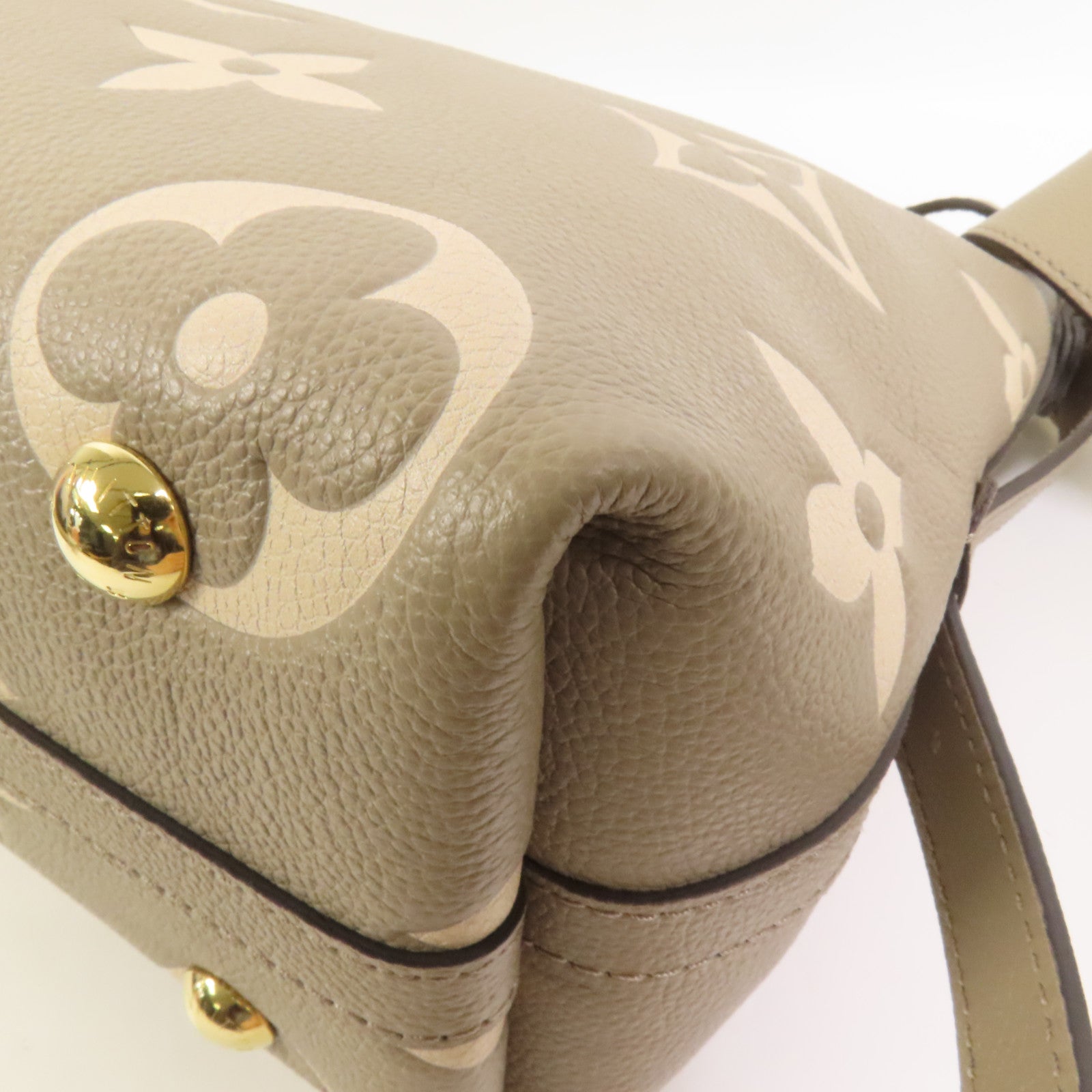 LOUIS VUITTON Monogram Empreinte Carryall PM金扣肩背袋