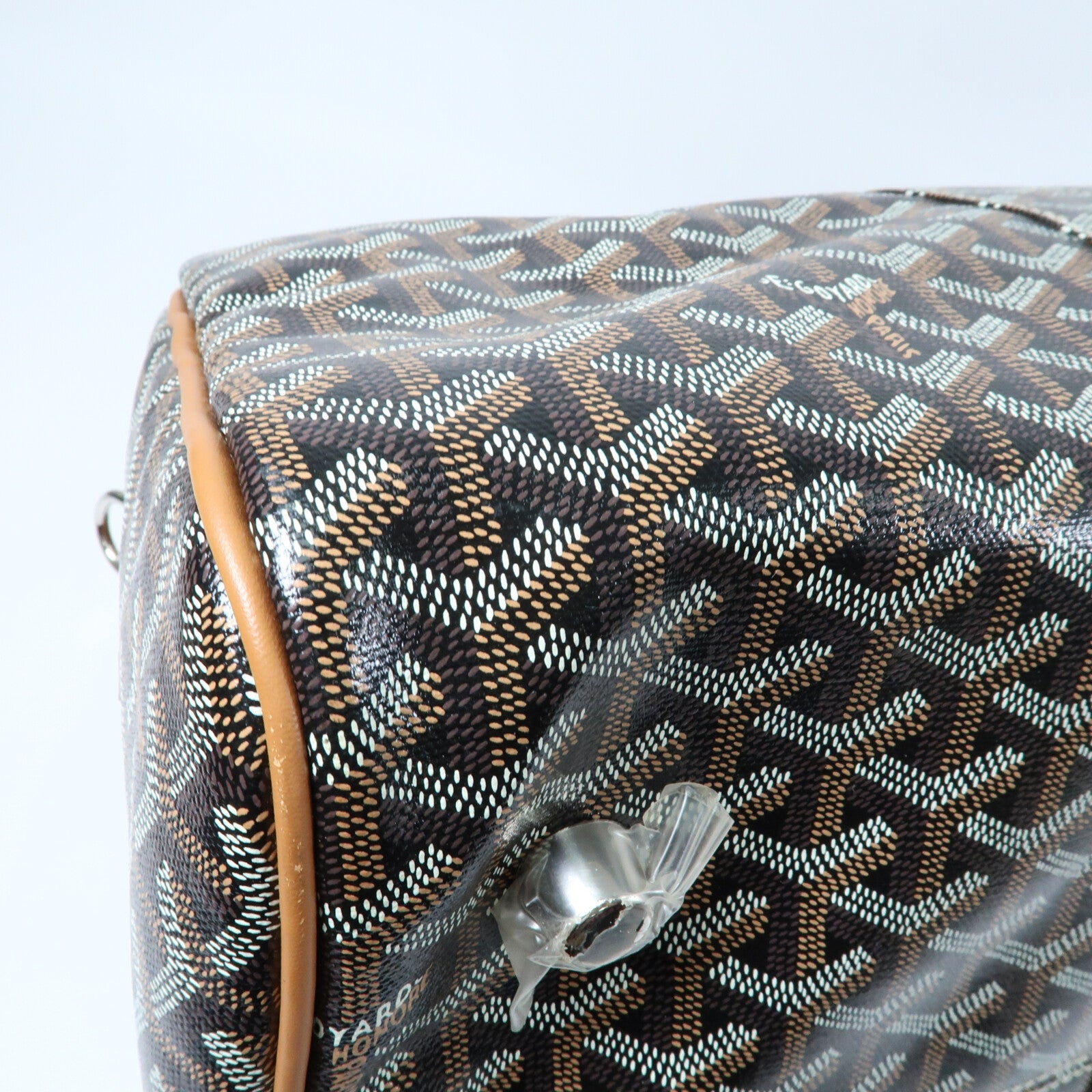 GOYARD 塗層帆布Boston 50 Bag手挽肩背兩用袋